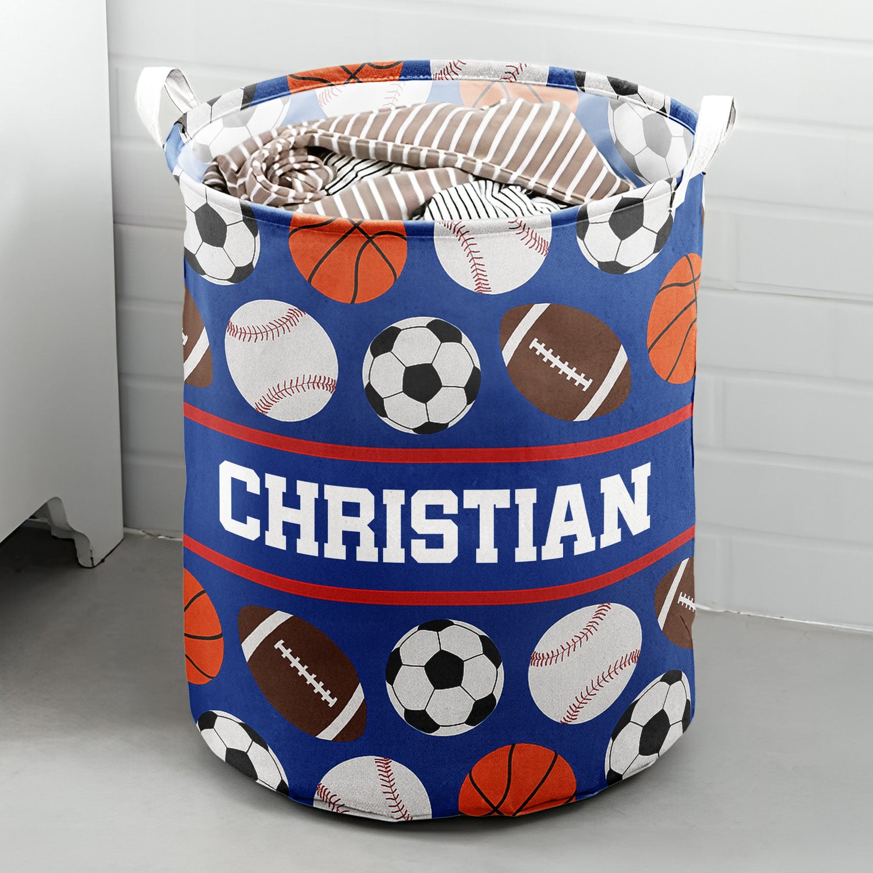 Kids Sports - Personalized Storage Basket