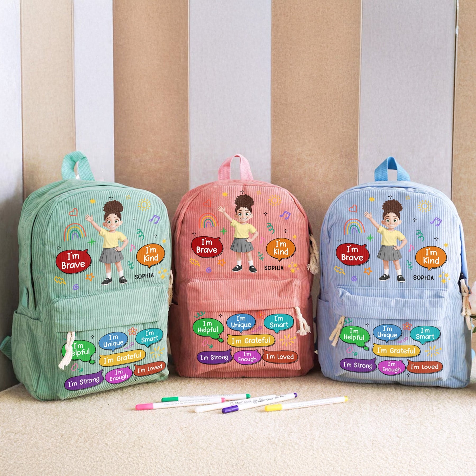 Kid Affirmation - Personalized Backpack