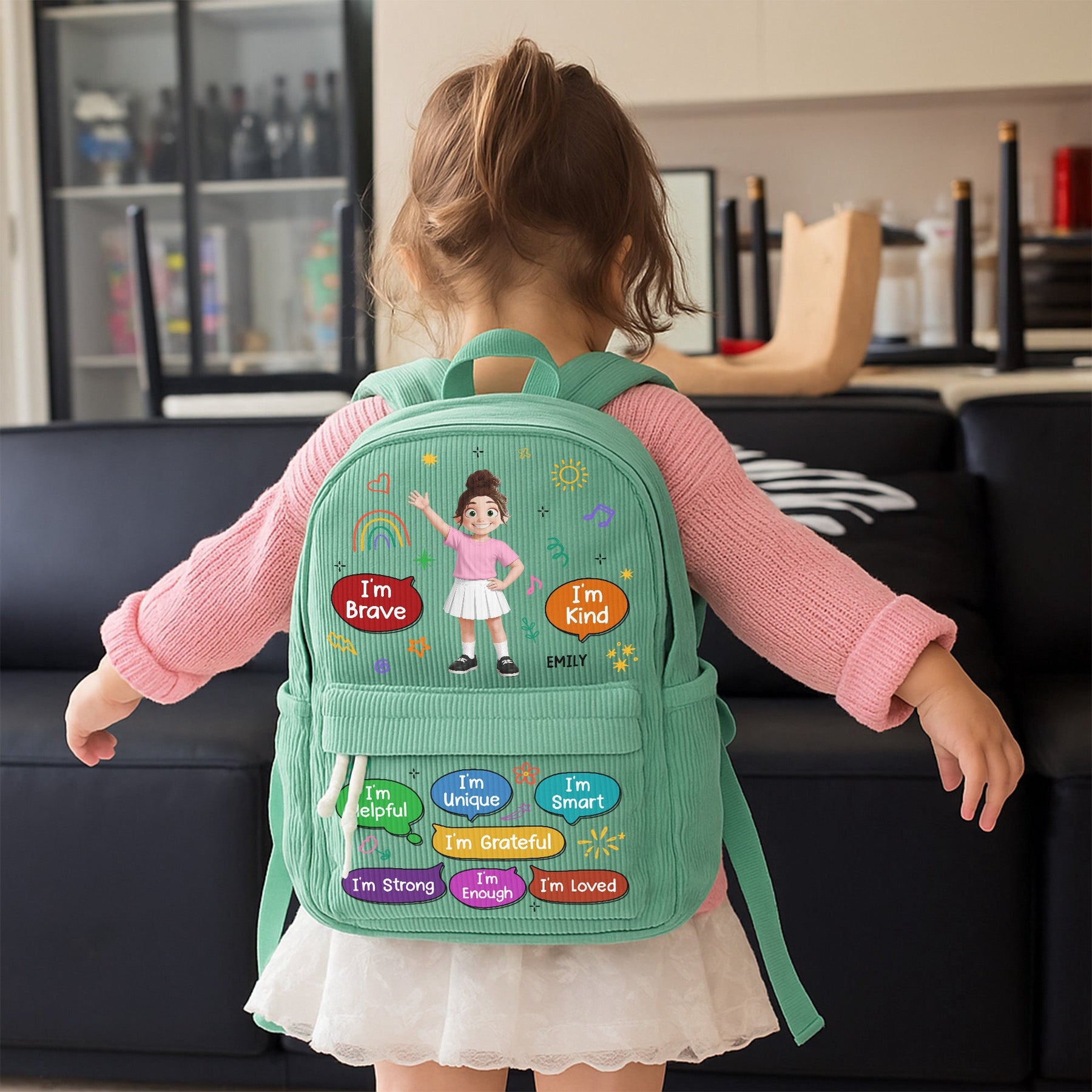 Kid Affirmation - Personalized Backpack