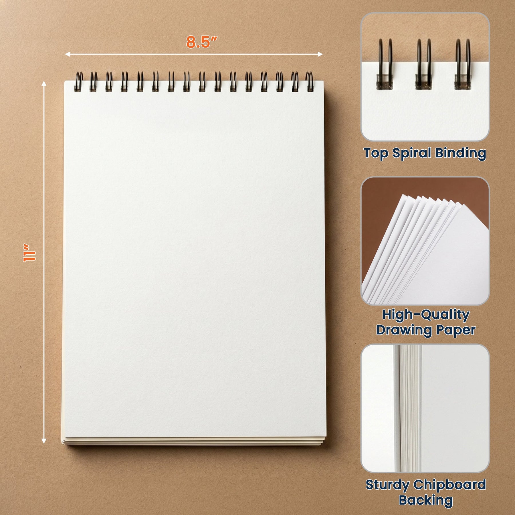 Kid Pattern With Custom Name - Personalized Sketch Book