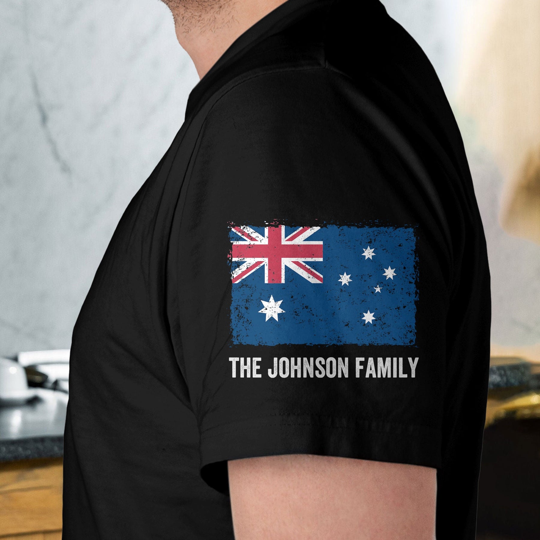 Legend, Husband, Dad And Grandpa - Australia Flag Version - Personalized Shirt