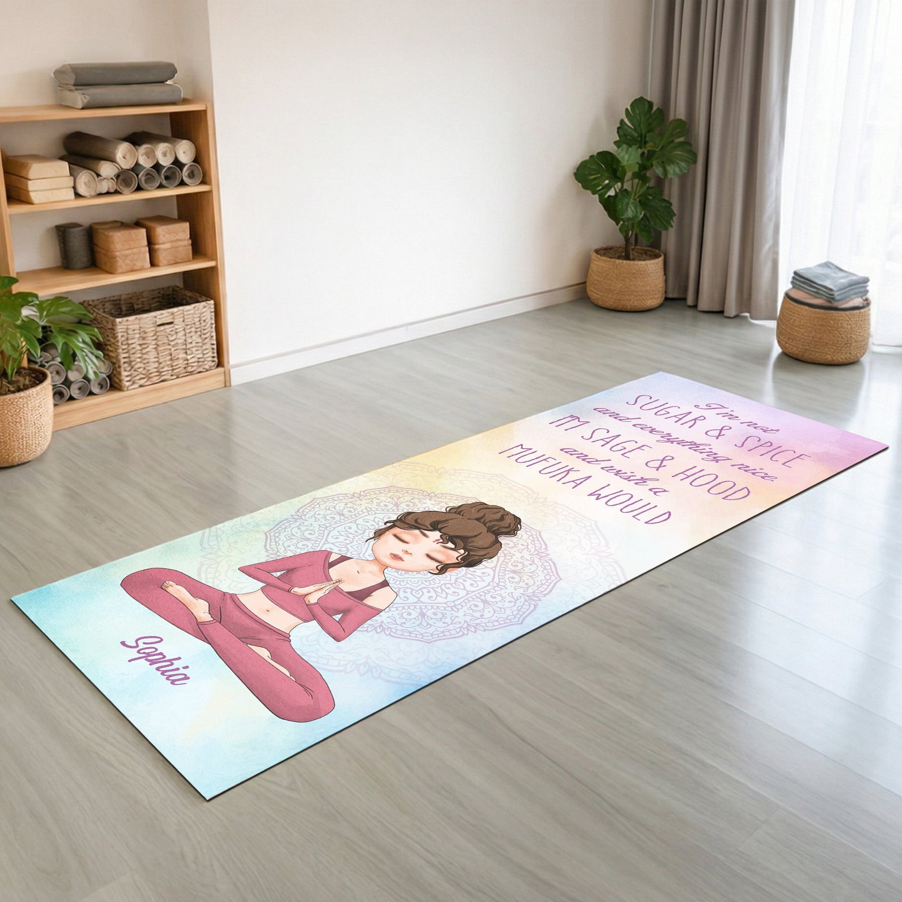 Let That Sh*t Go - Personalized Yoga Mat