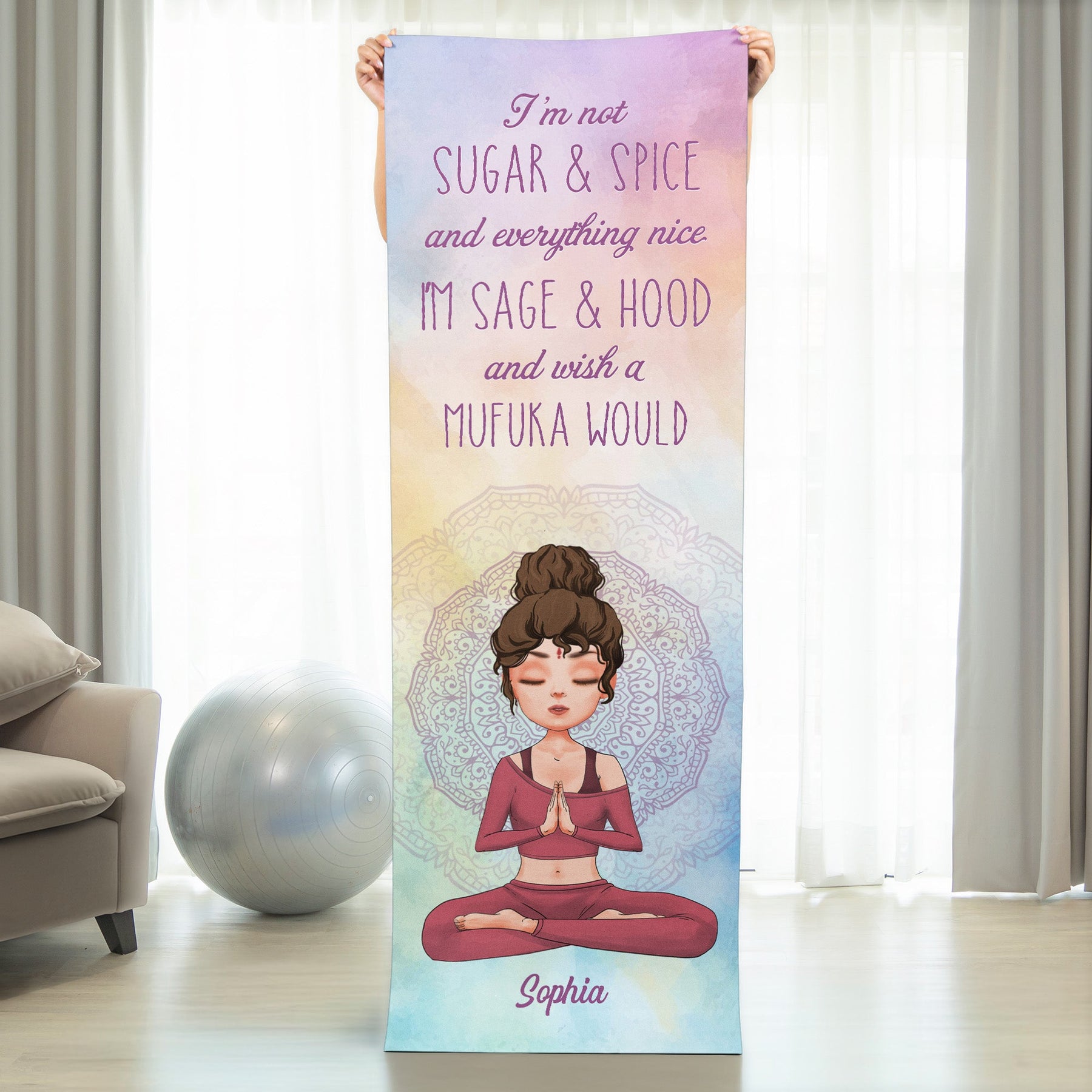 Let That Sh*t Go - Personalized Yoga Mat