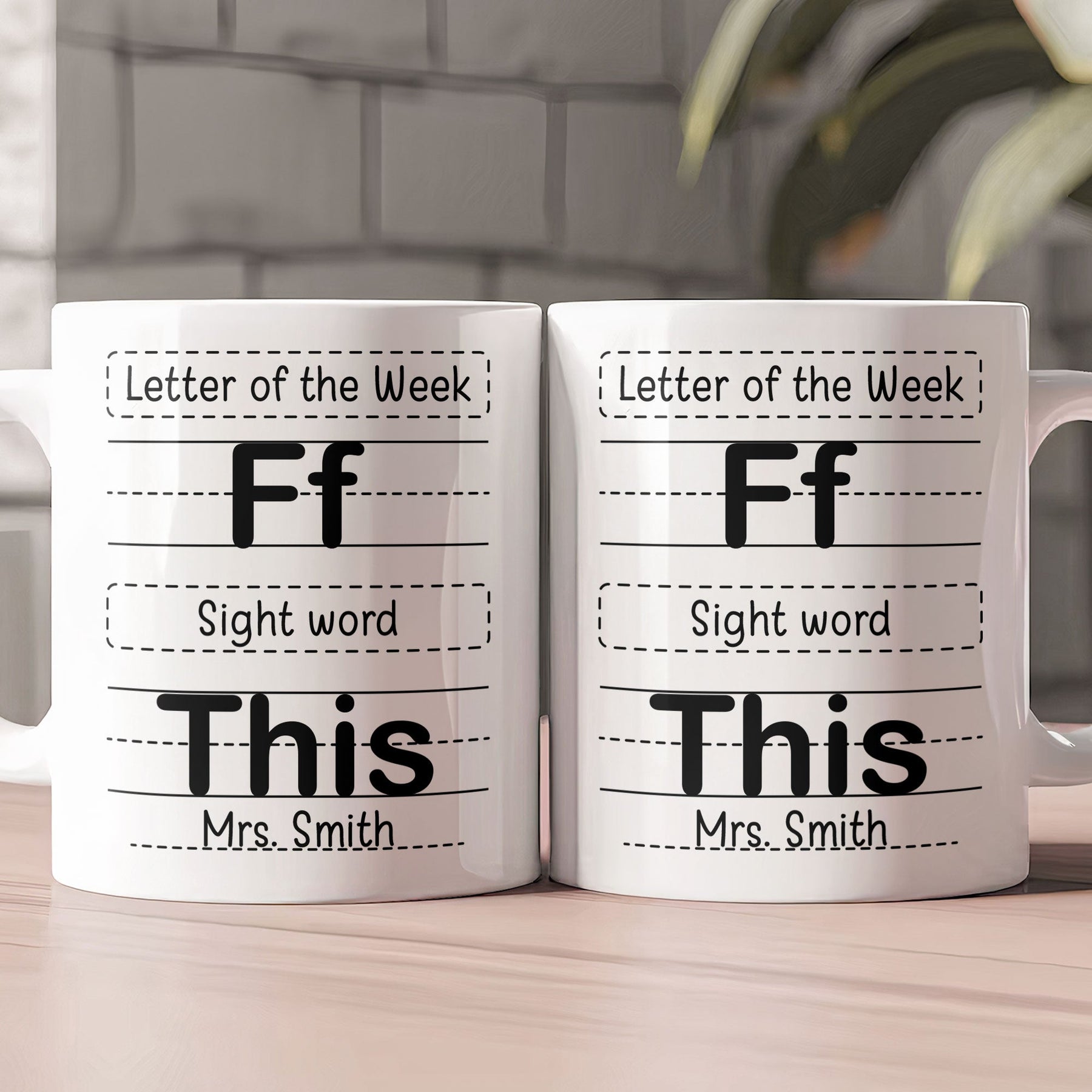 Letter Of The Week F This - Personalized Mug