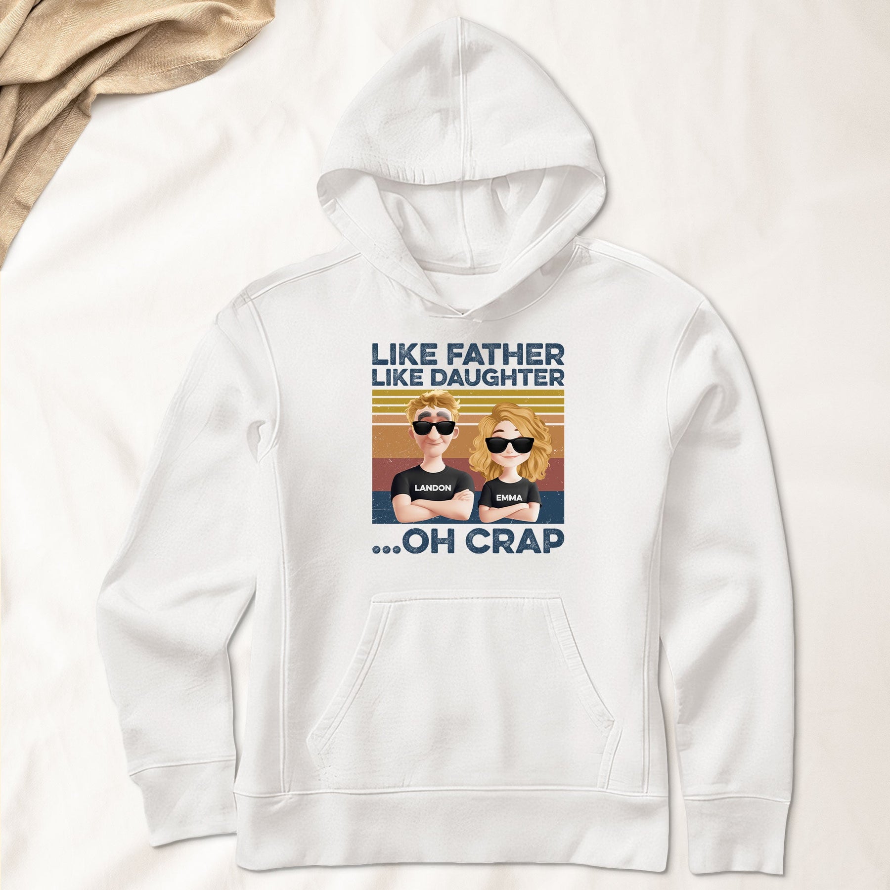 Like Dad Like Daughter - Personalized Shirt