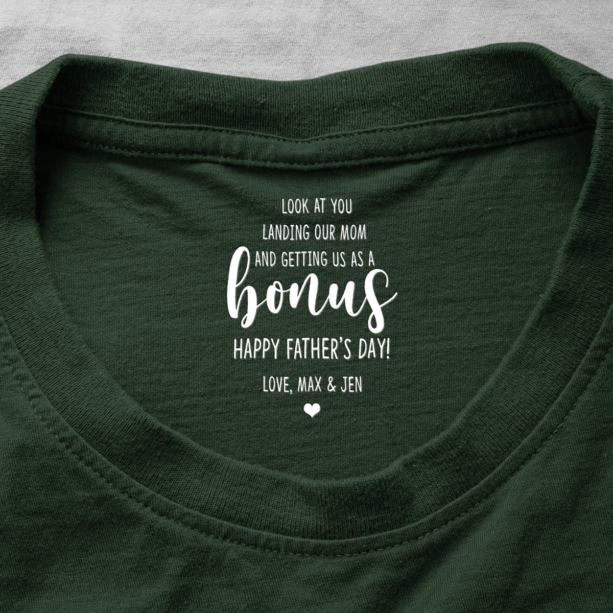 Look At You Landing Our Mom And Getting Us As A Bonus - Personalized Shirt