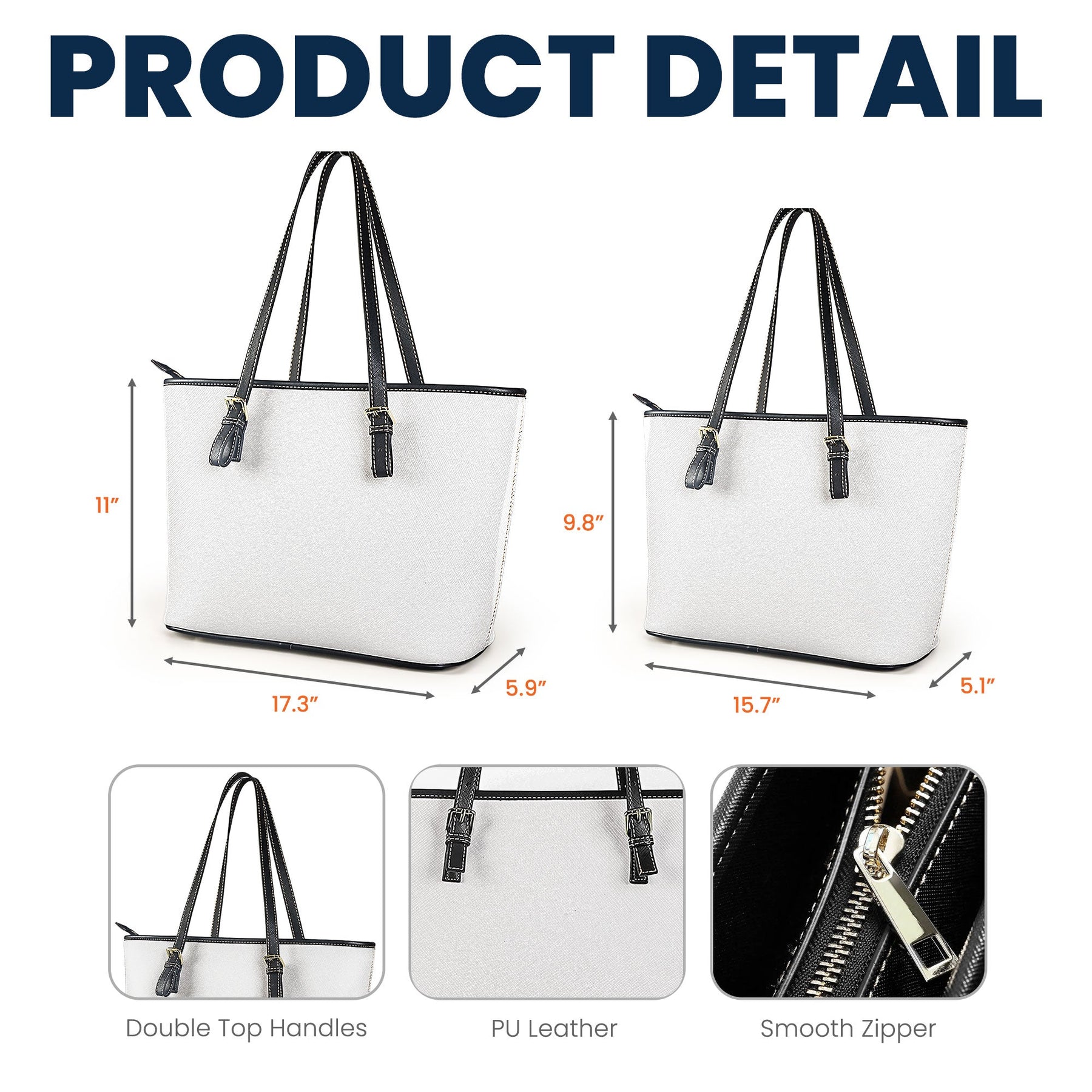 Love Teacher Life New Version - Personalized Leather Tote Bag