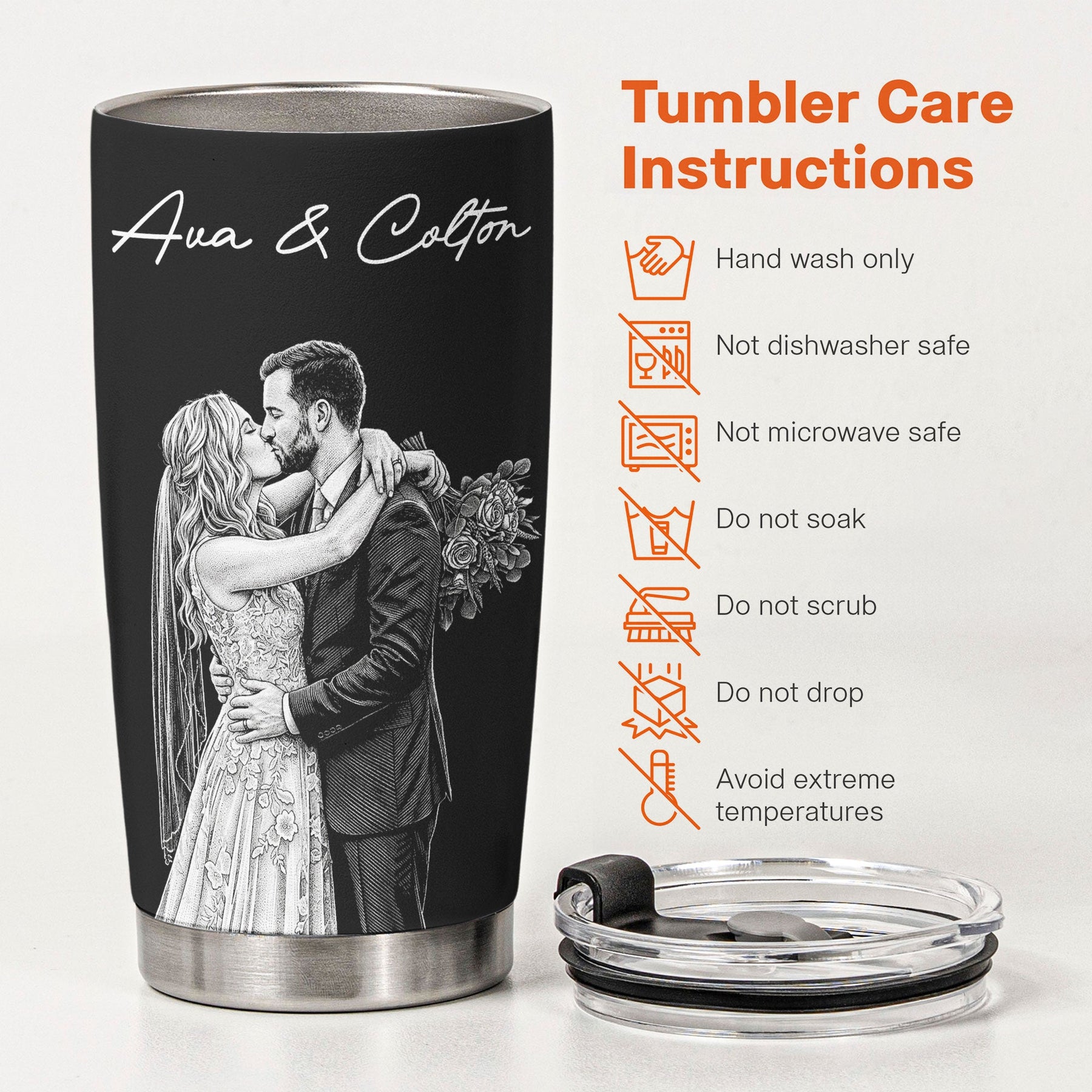 Loved You Then Love You Still Anniversary Gift For Him, Her - Personalized Tumbler Cup