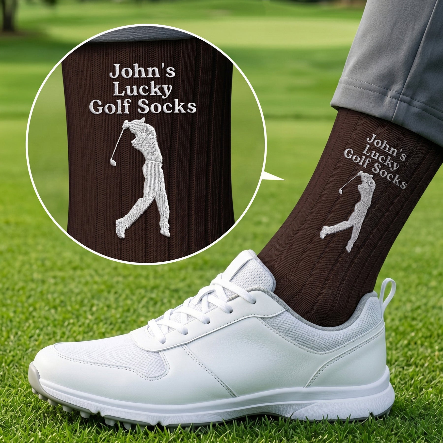 Lucky Golf Socks - Personalized Socks