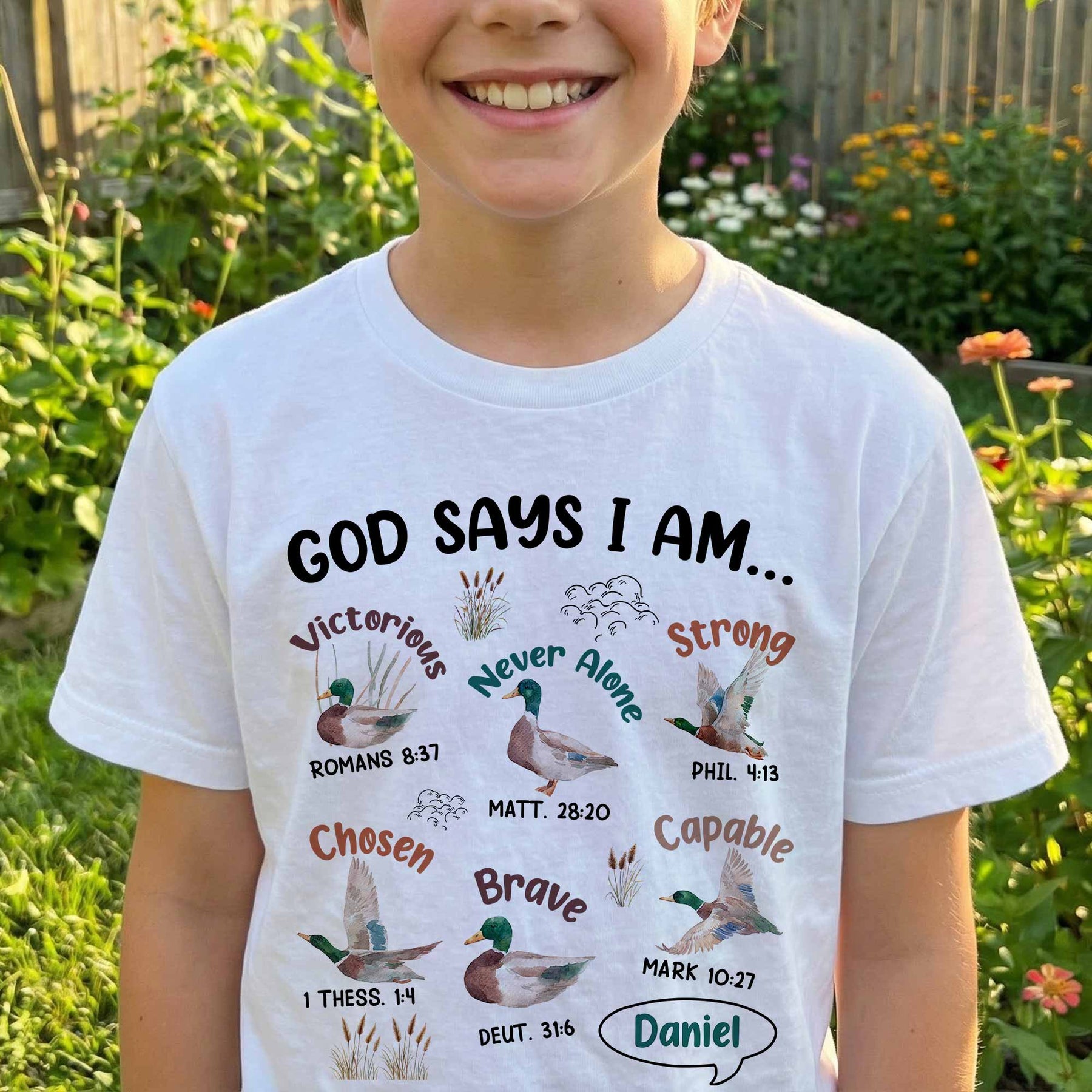 Mallard Duck God Says I Am - Personalized Shirt