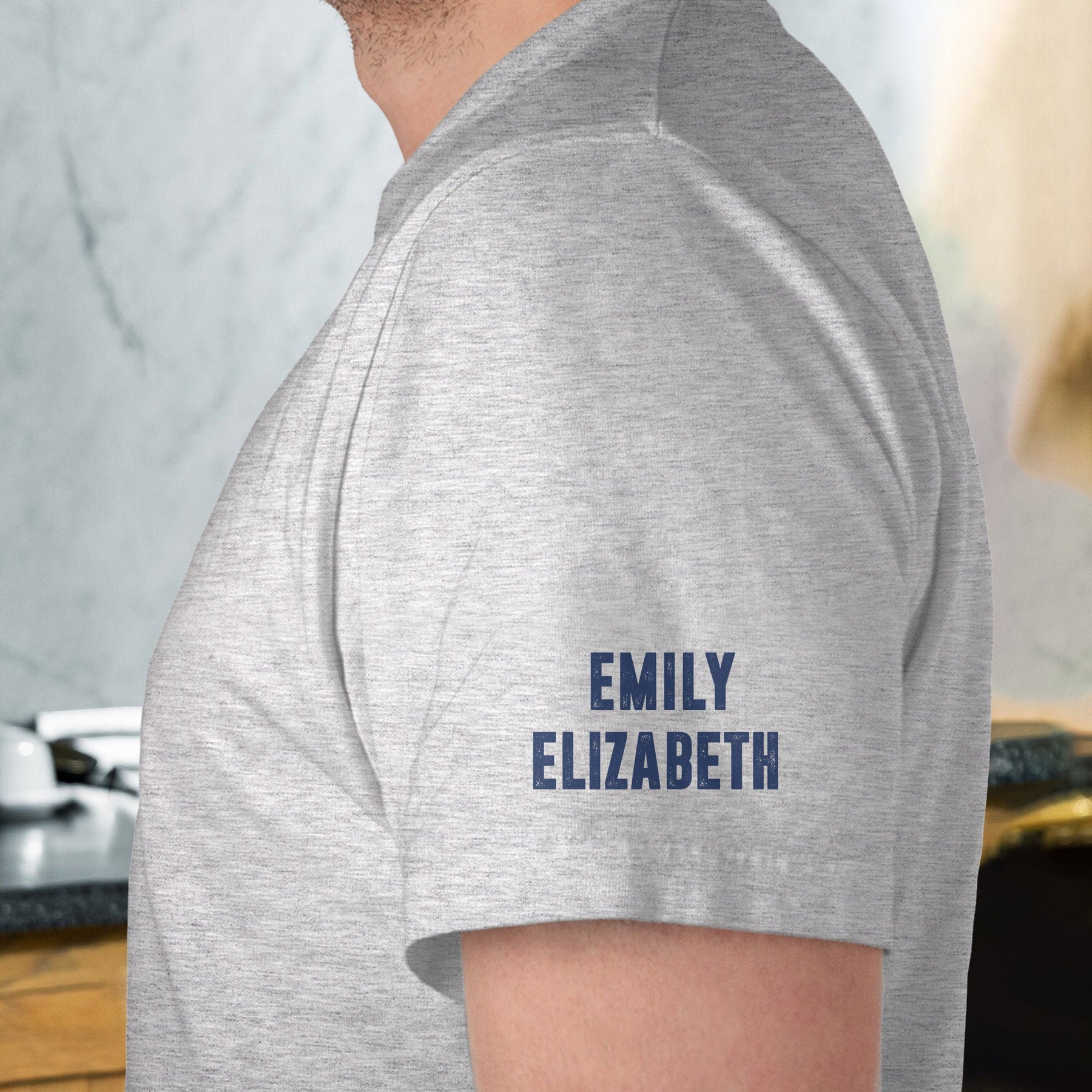 Man Of God, Husband, Dad, Papa - Christian Gift, Father's Day Gift - Kids' Names On Sleeve - Personalized Shirt