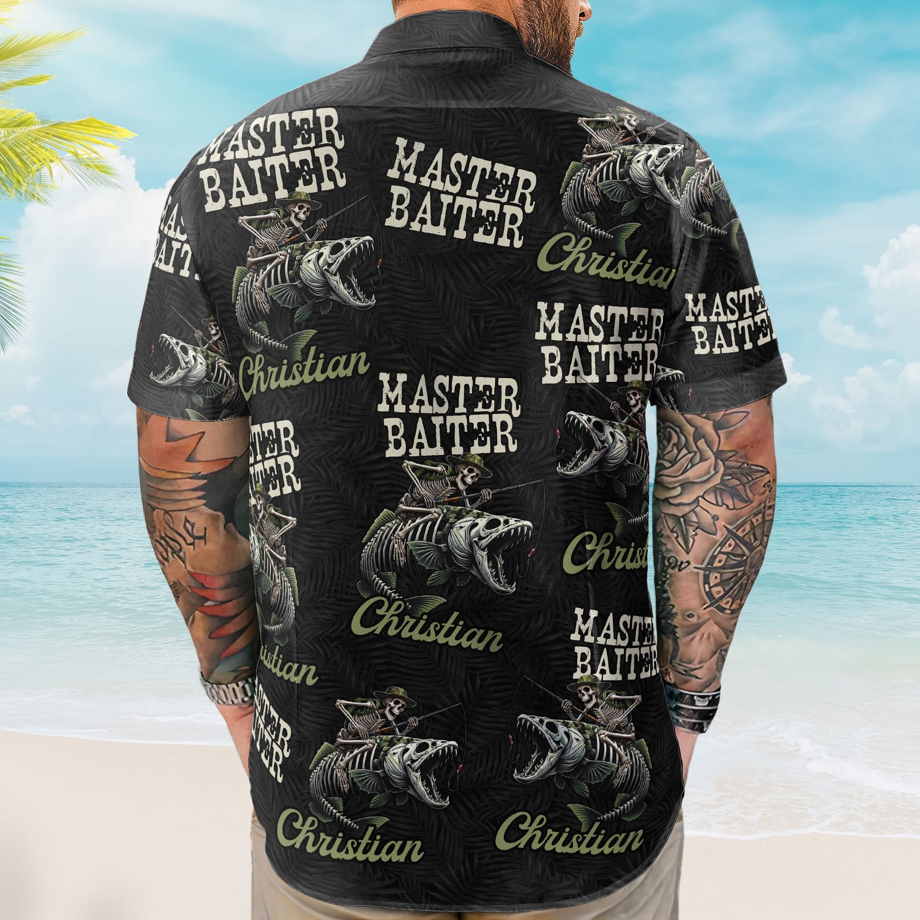 Master Baiter - Personalized Hawaiian Shirt