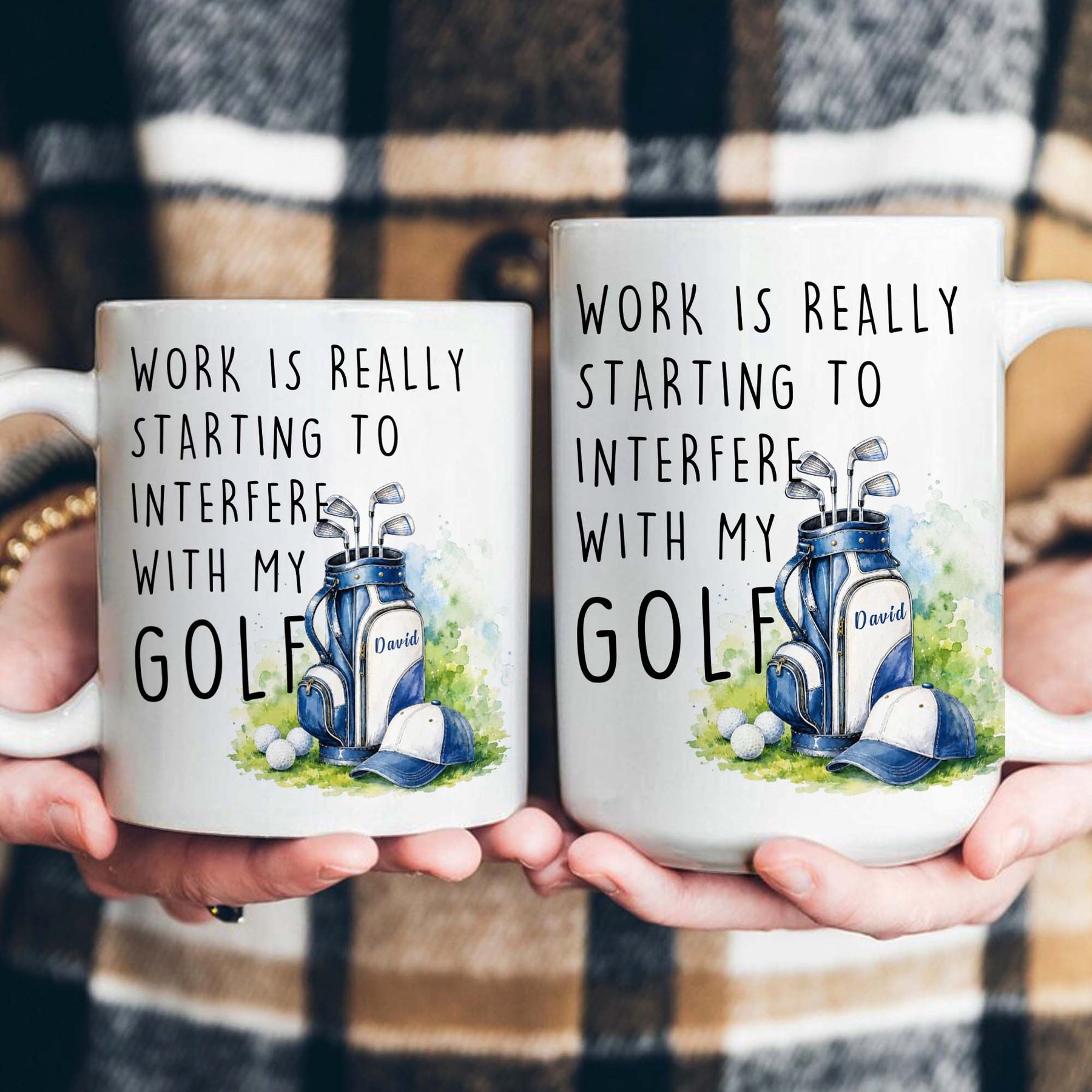 Work Is Really Starting To Interfere With My Golf - Personalized Mug