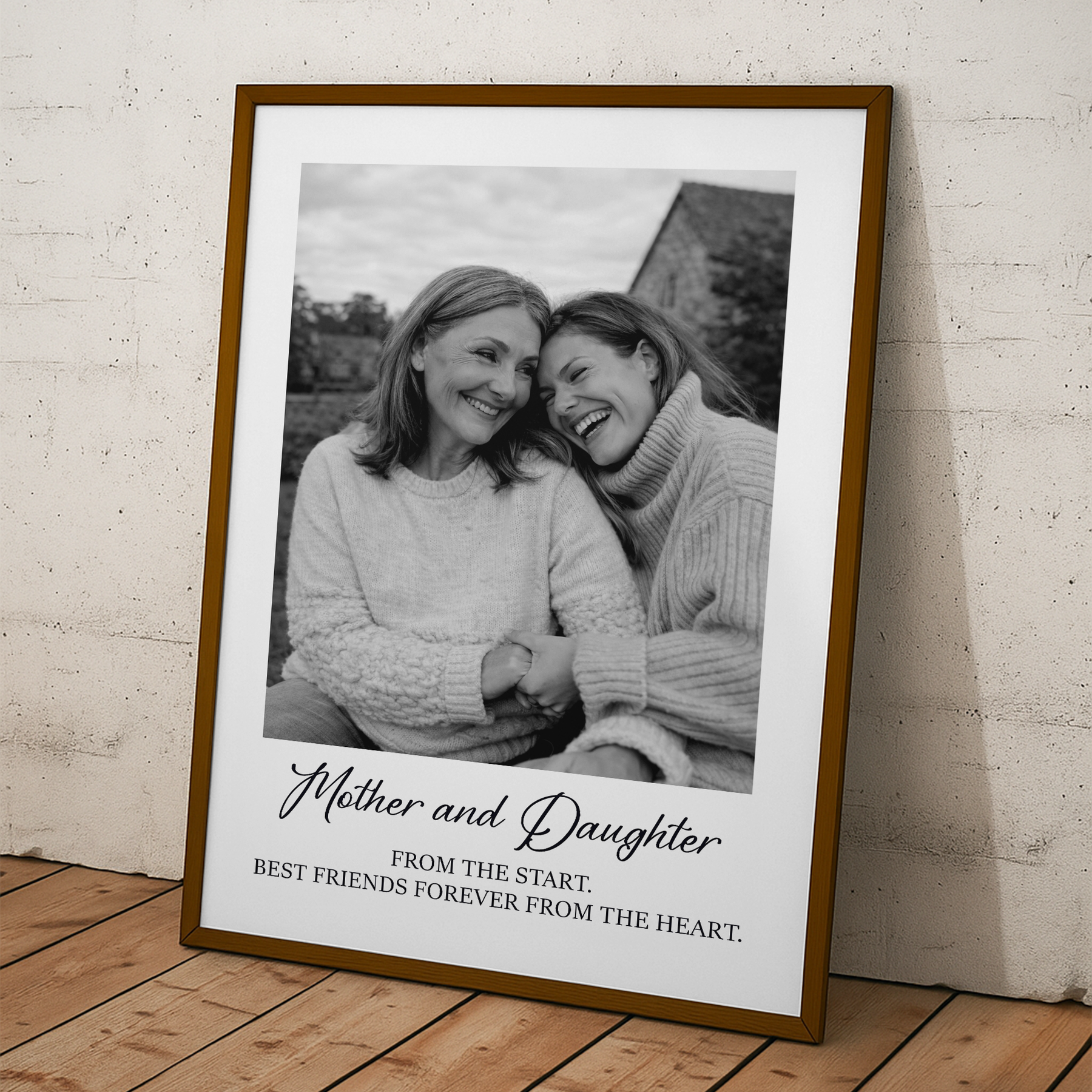 Mother And Daughters, Sons - Personalized Photo Poster