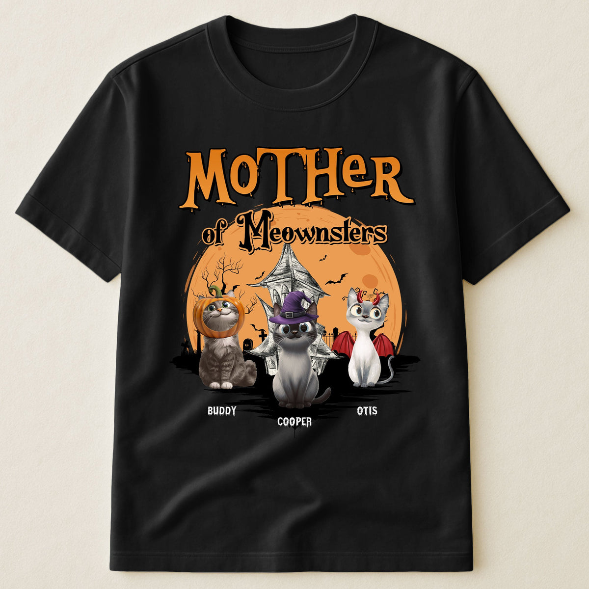 Mother Of Meownsters - Personalized Shirt