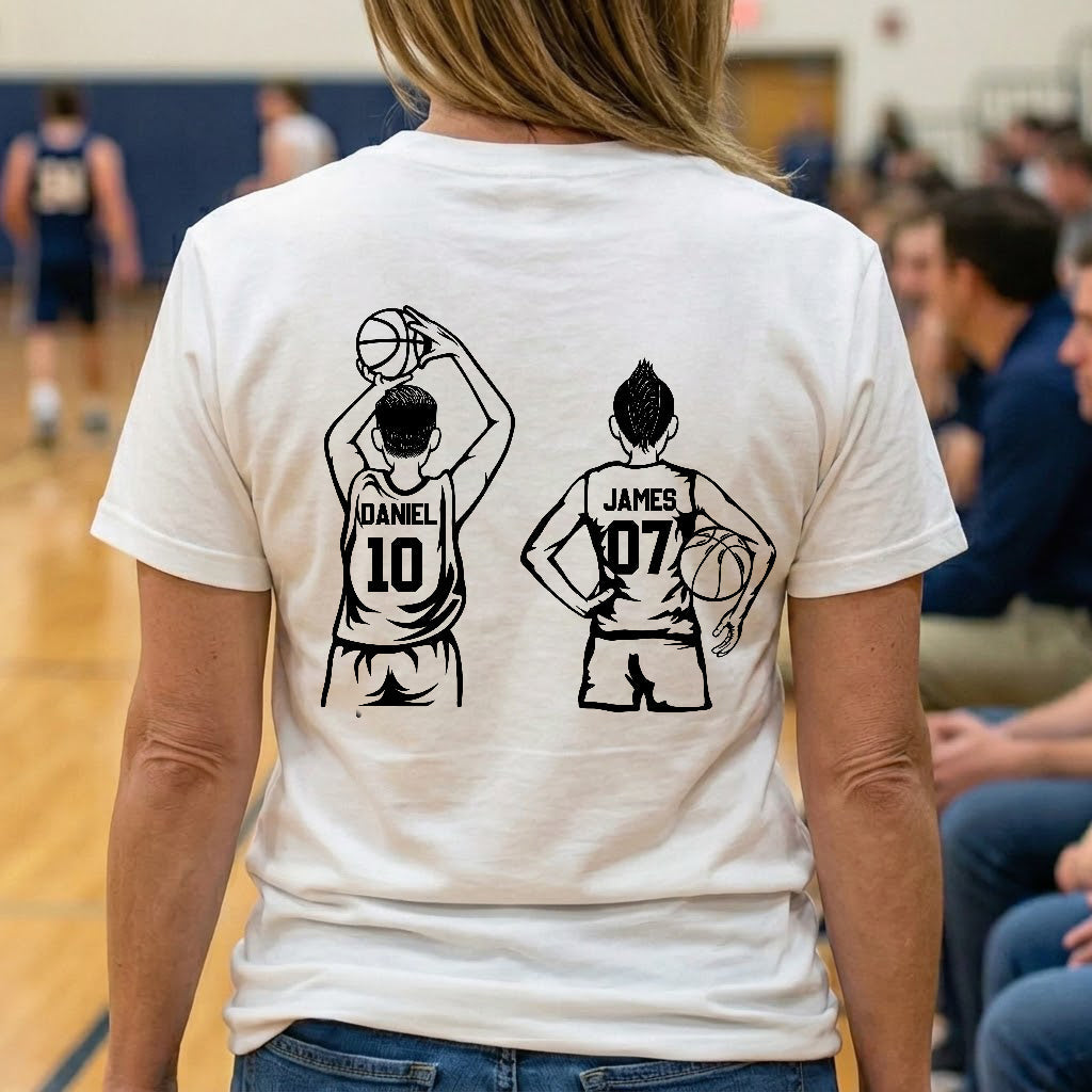 Mother's Day Gifts, Basketball Grandma, Crazy Proud, Always Loud - Personalized Shirt