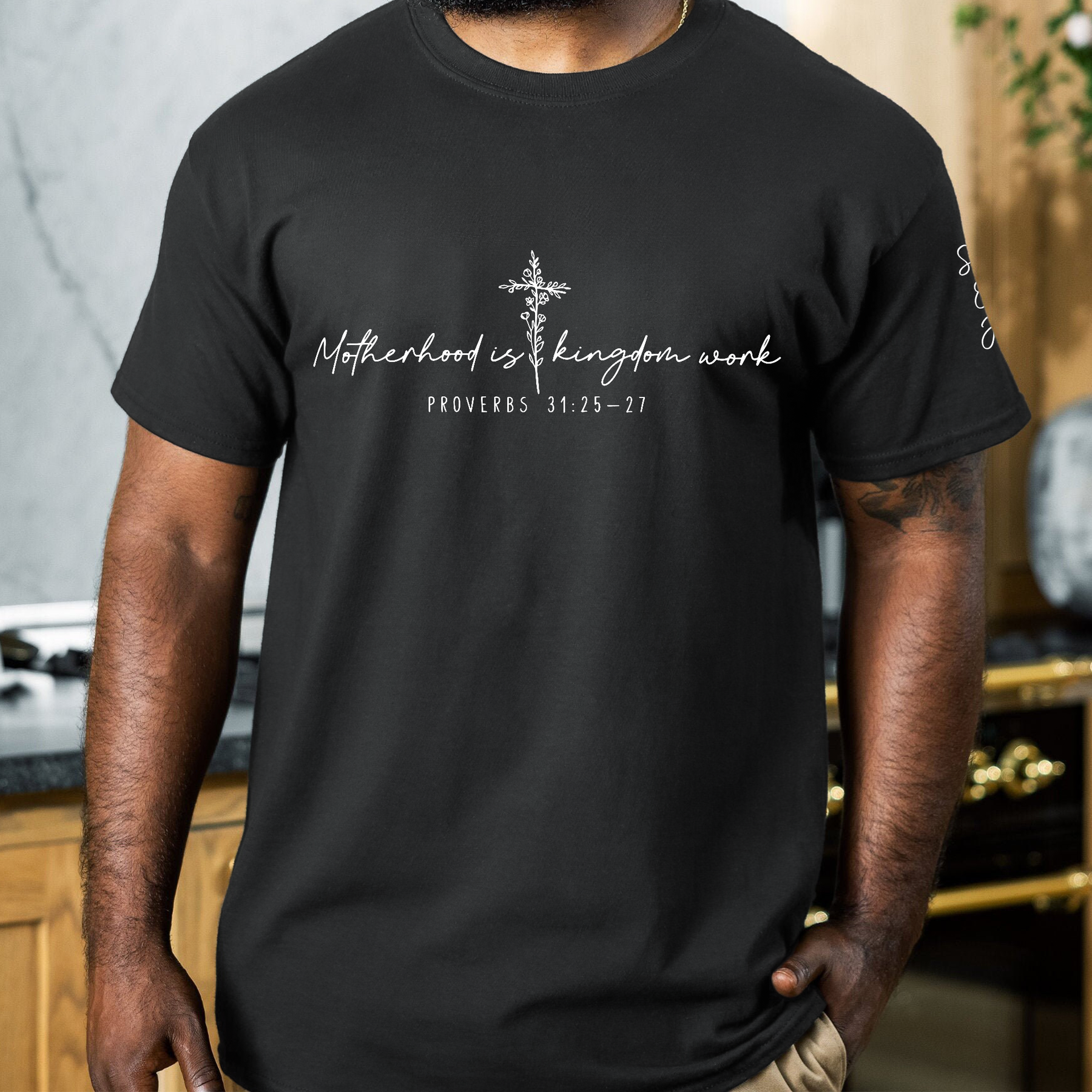 Motherhood Is Kingdom Work - Personalized Shirt