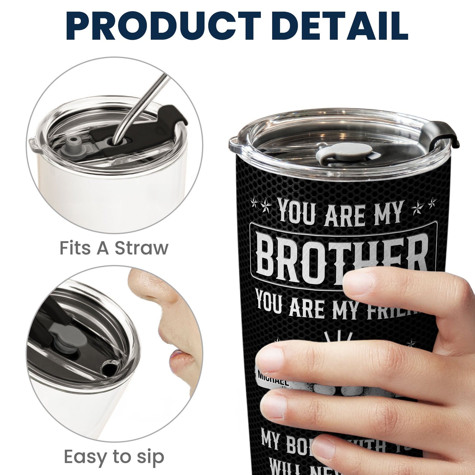 My Bond With You Will Never End - Personalized Tumbler Cup