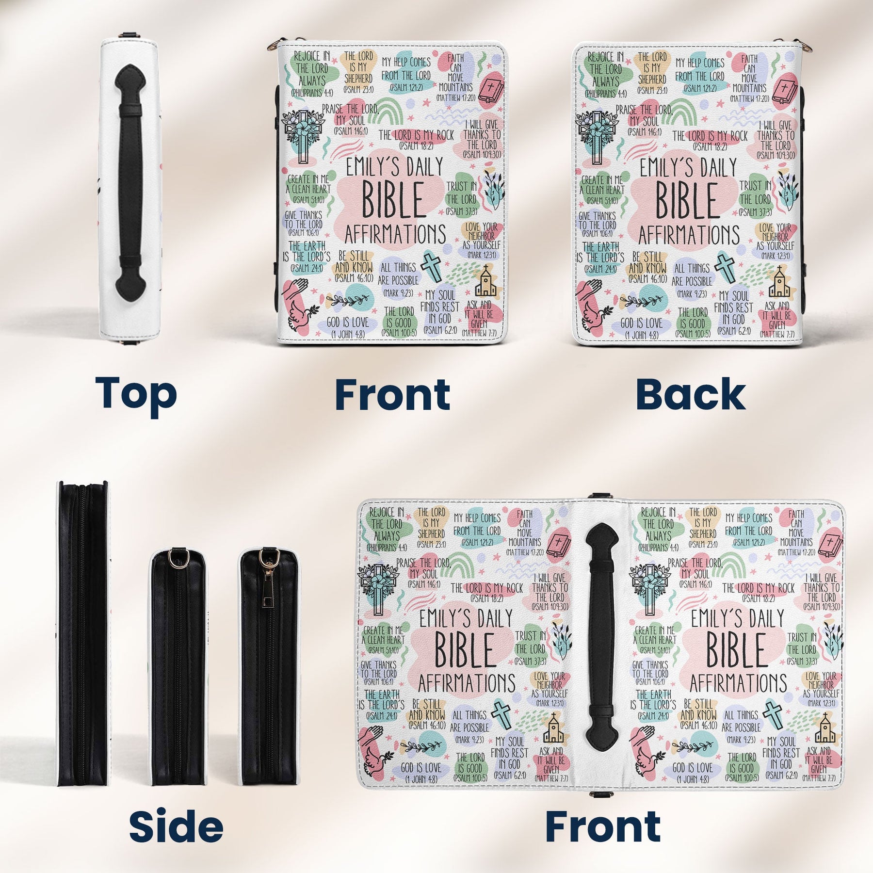 My Daily Bible Affirmations - Personalized Bible Cover