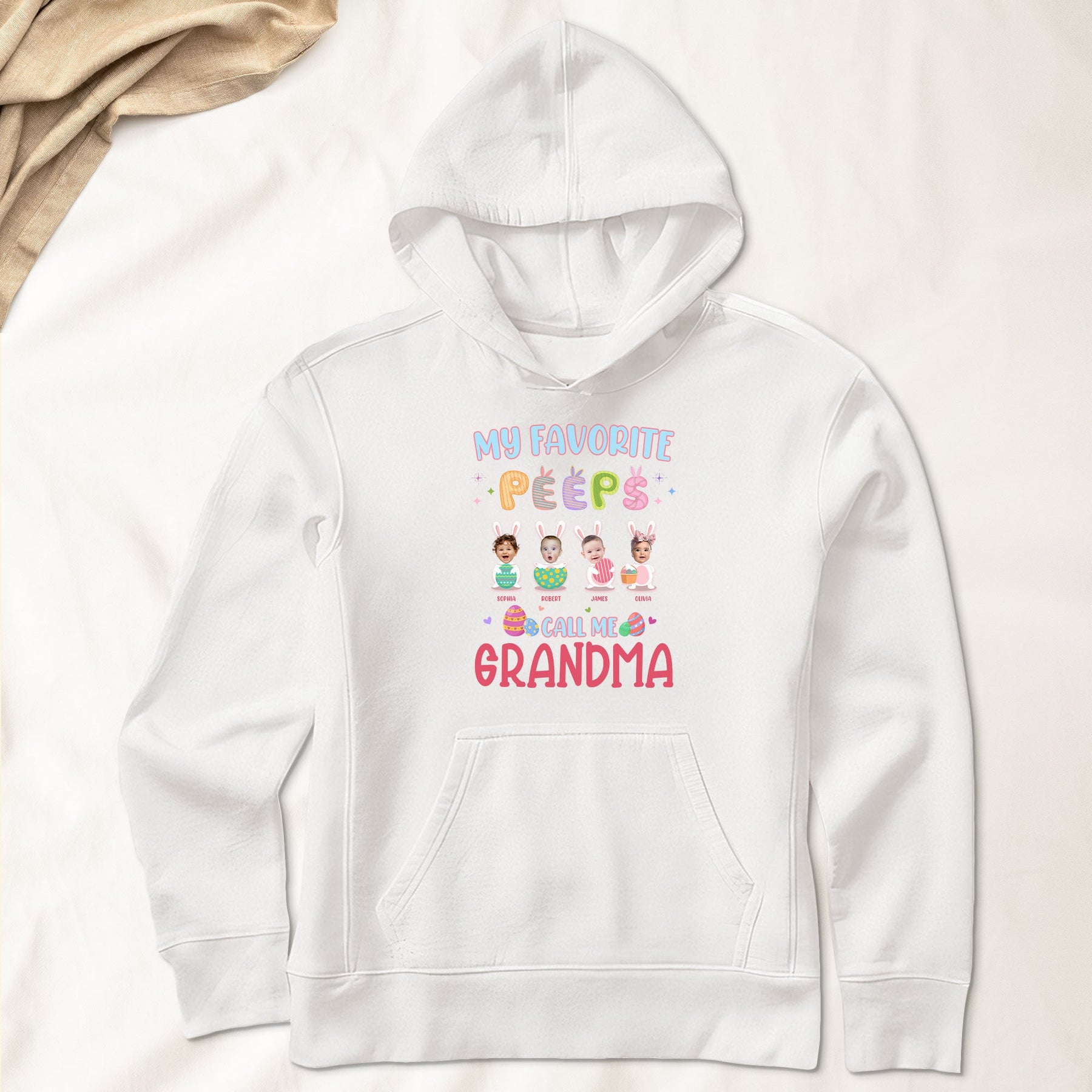 My Favorite Peeps Call Me Grandma - Personalized Photo Shirt