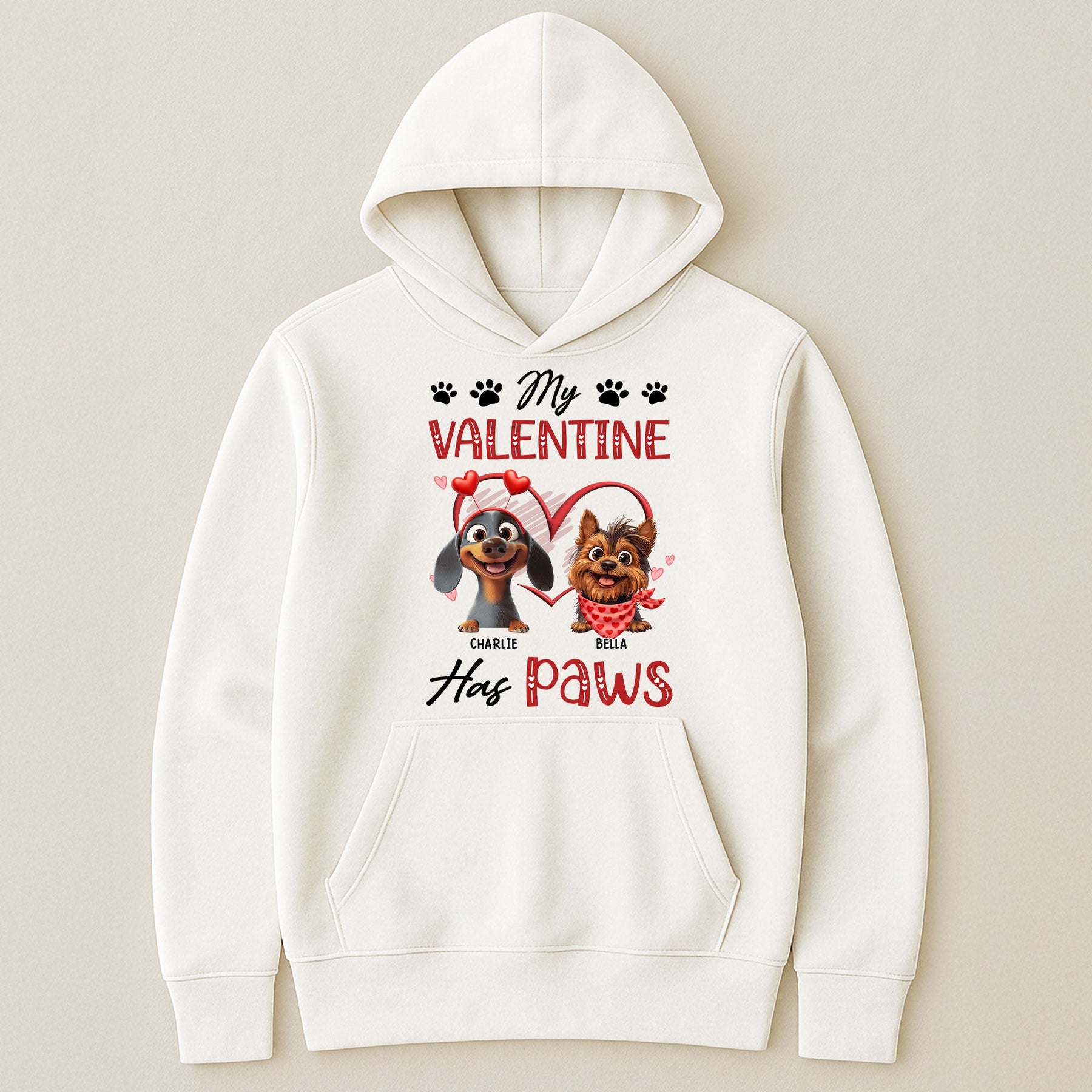 My Valentine Has Paws - Personalized Shirt