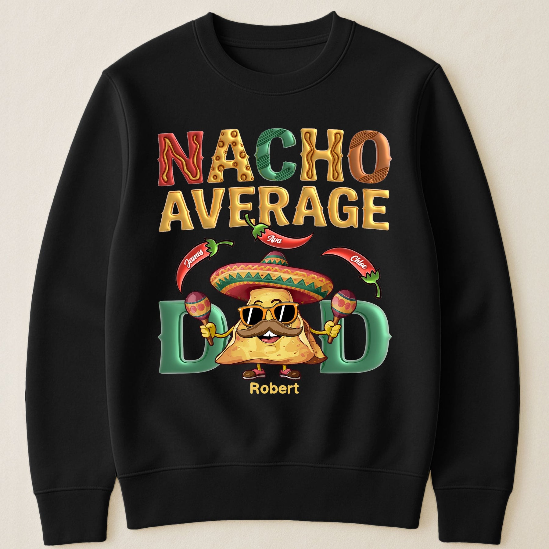 Nacho Average Dad - Personalized Shirt