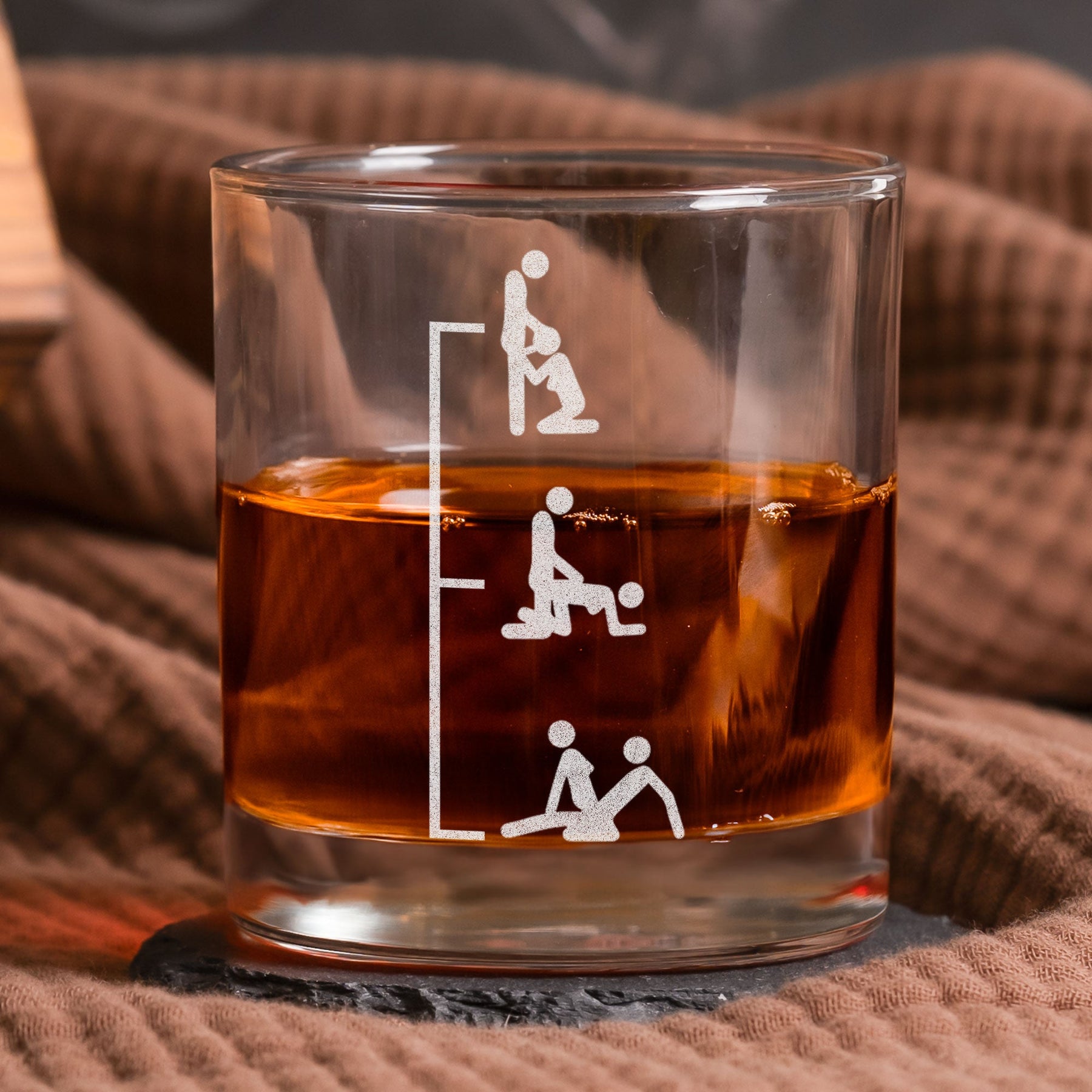 Naughty Gifts For Husband, Boyfriend - Personalized Whiskey Glass