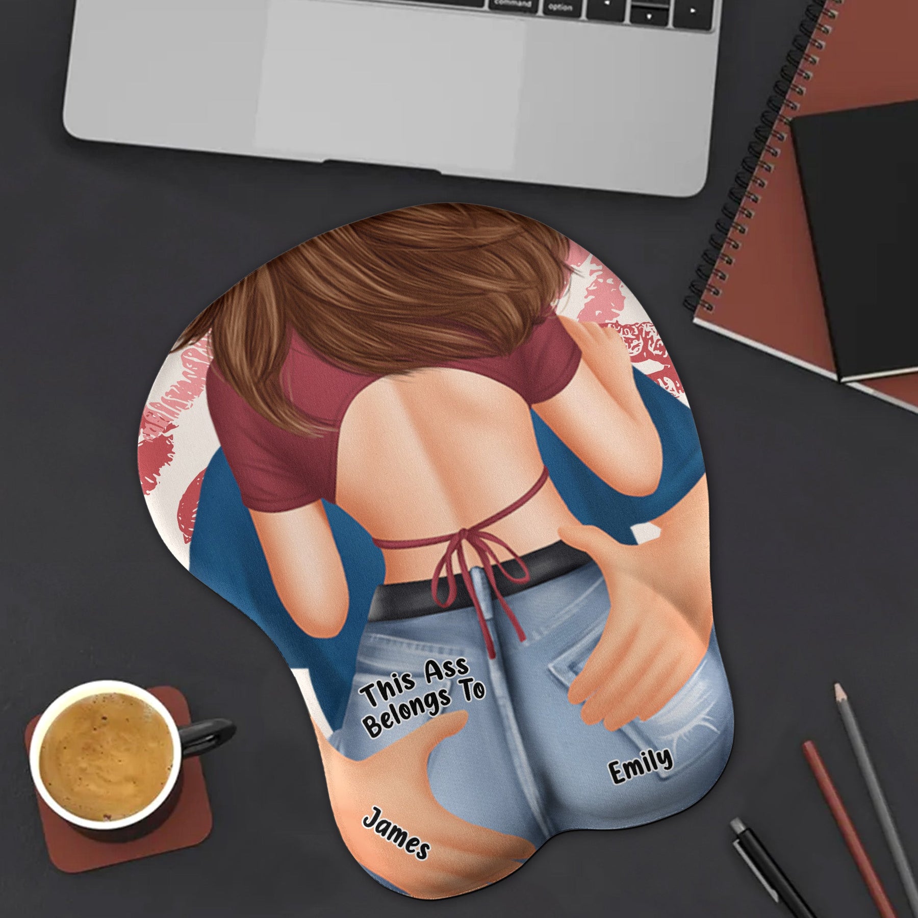 Naughty & Funny Anniversary, Valentines Day Gift For Him, Husband, Boyfriend - Personalized Mouse Pad