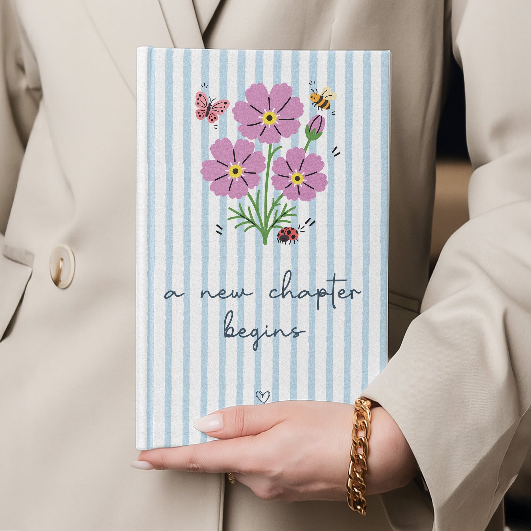 New Chapter Birth Month Flower - Personalized Journal