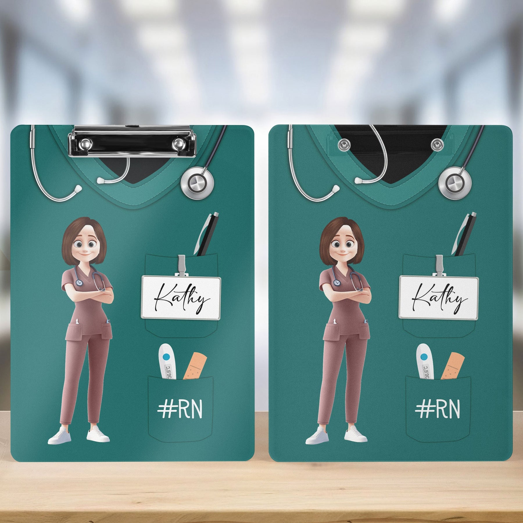 Nurse Life Custom Scrubs CNA RN LPN BSN - Personalized Acrylic Clipboard