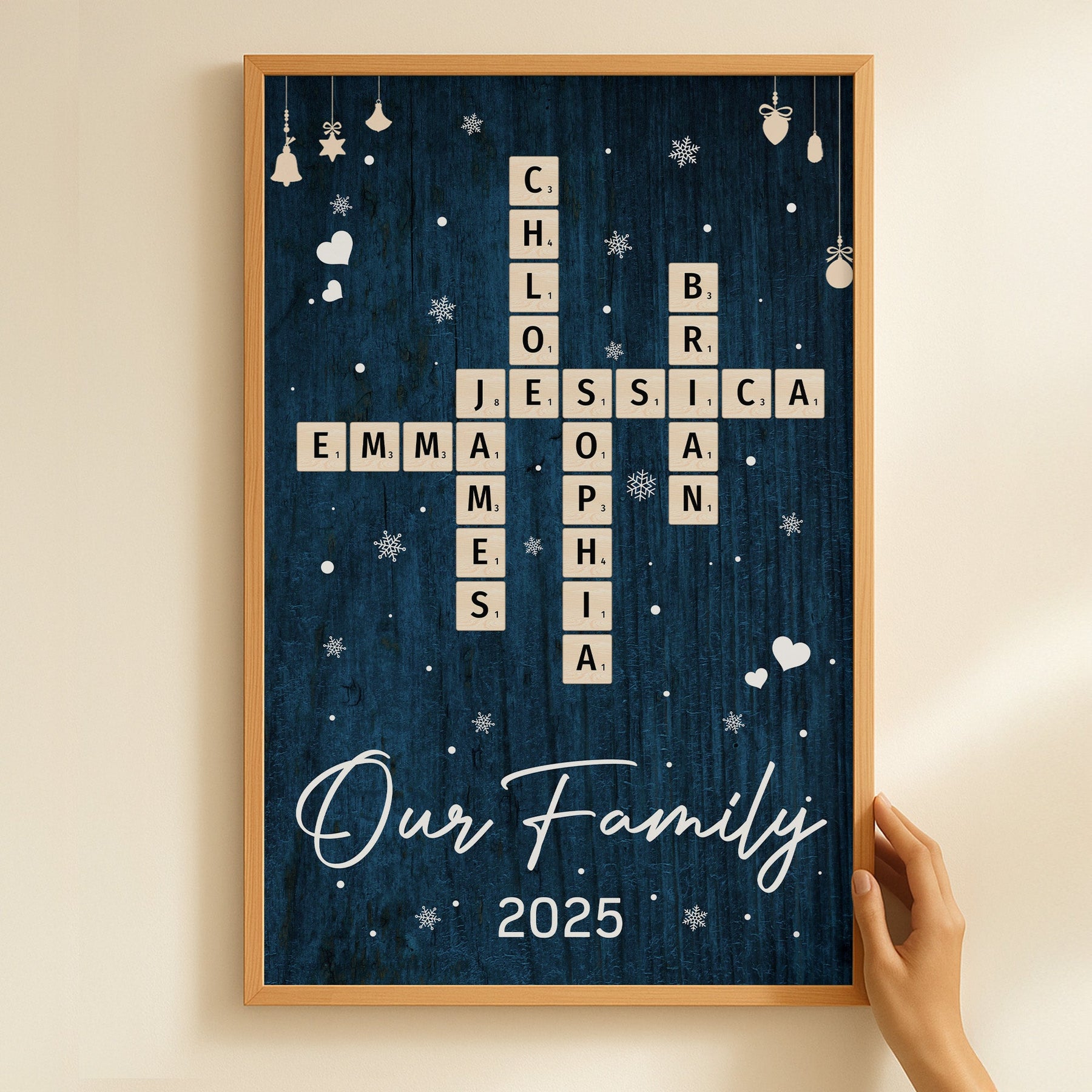 Our Family Scrabble - Personalized Poster