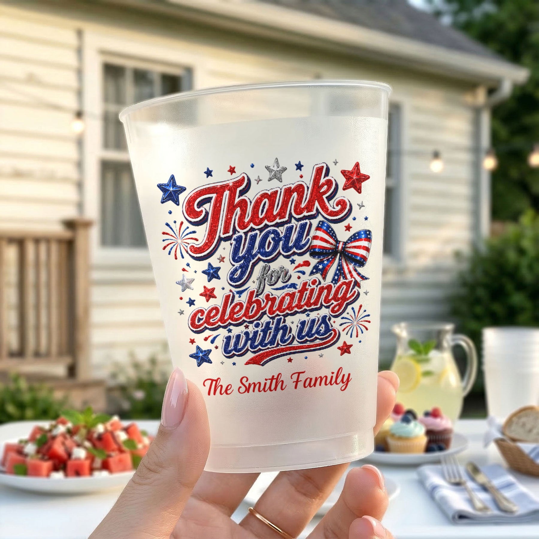 Party In The USA 4th Of July 250 Anniversary - Personalized Cups
