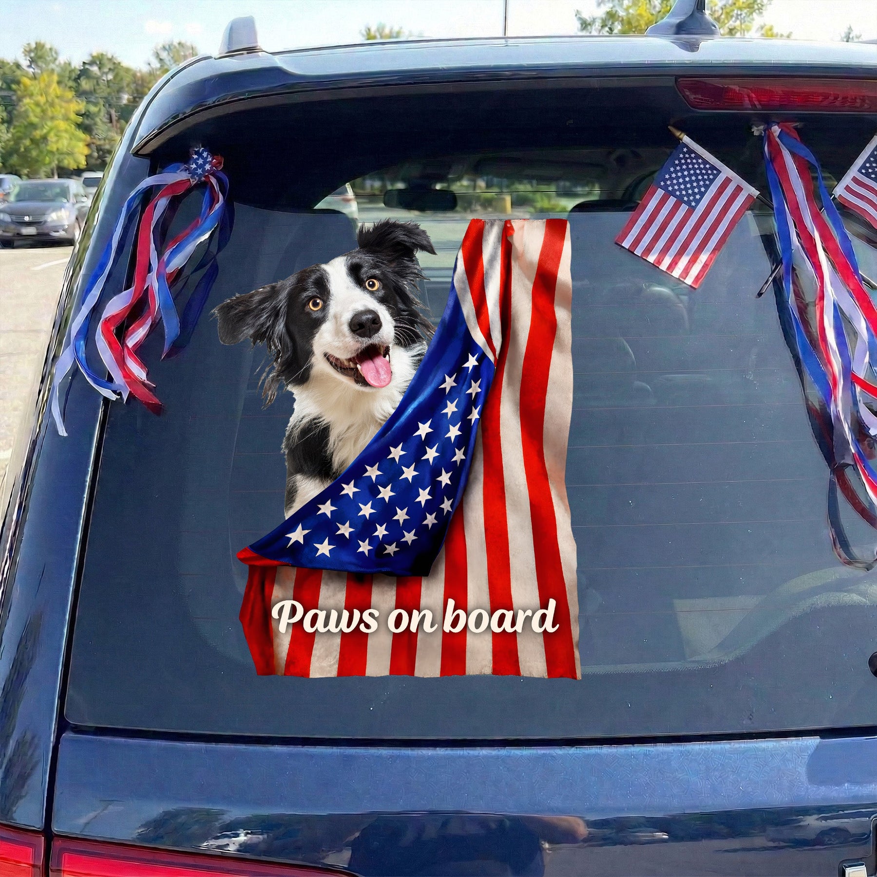 Paws On Board - Personalized Decal
