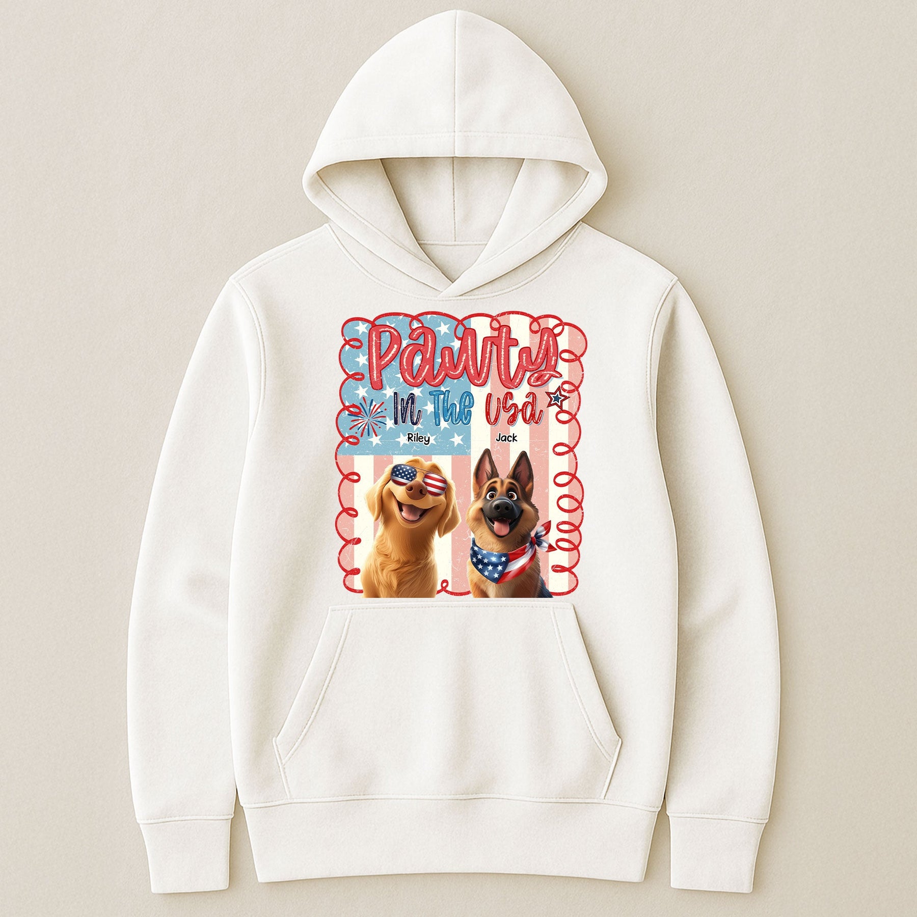 Pawty In The Usa - Personalized Shirt