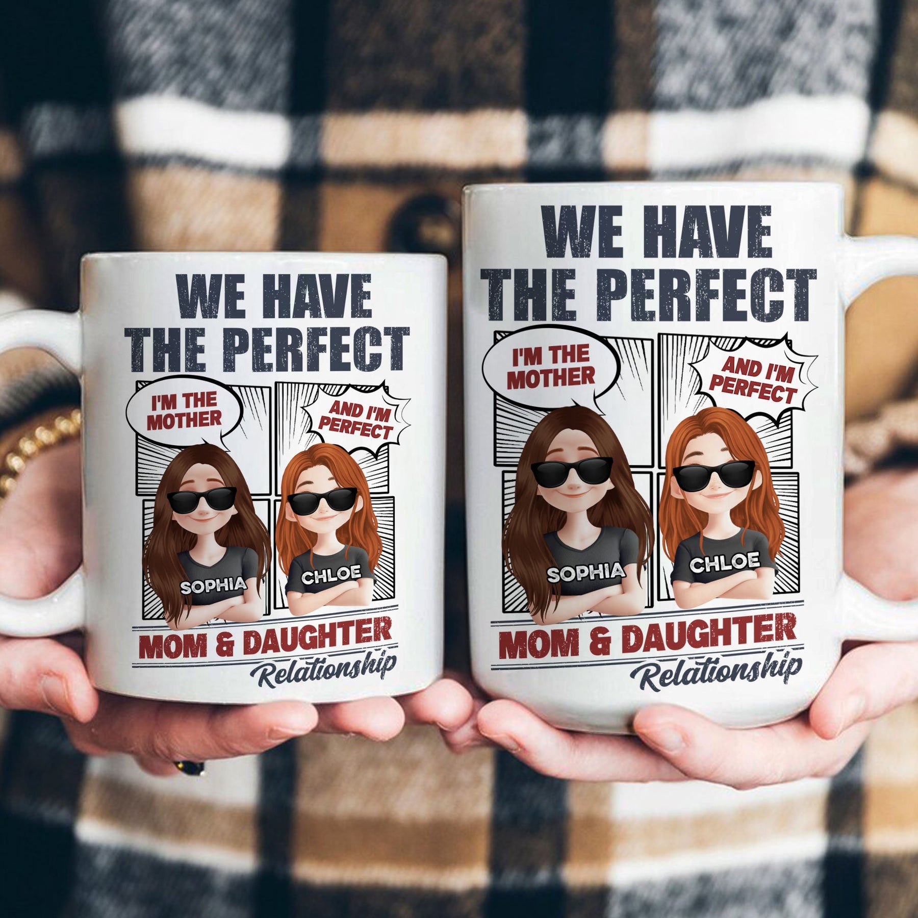 Perfect Mom And Daughter - Personalized Mug