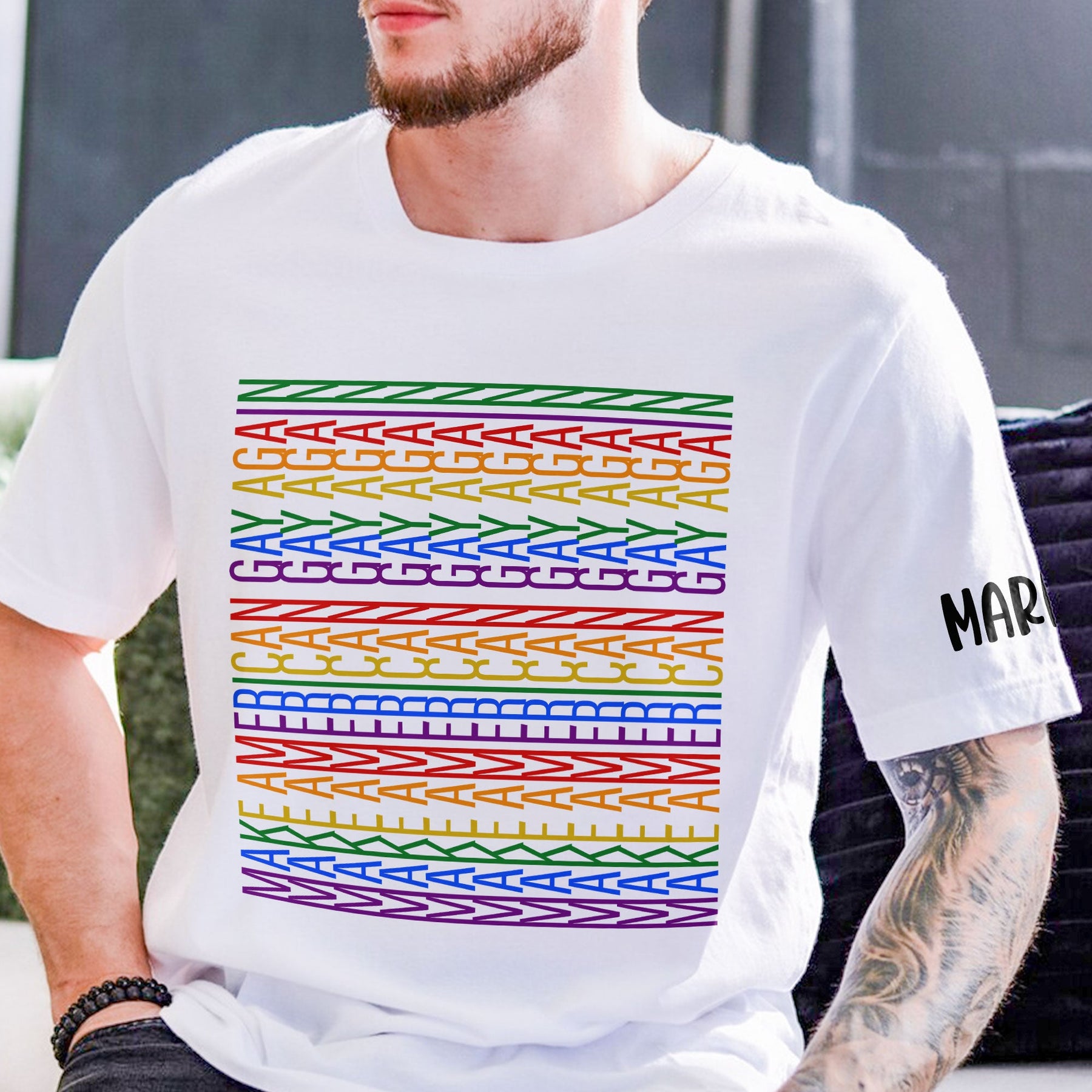 Pride Month LGBT Make American - Personalized Shirt