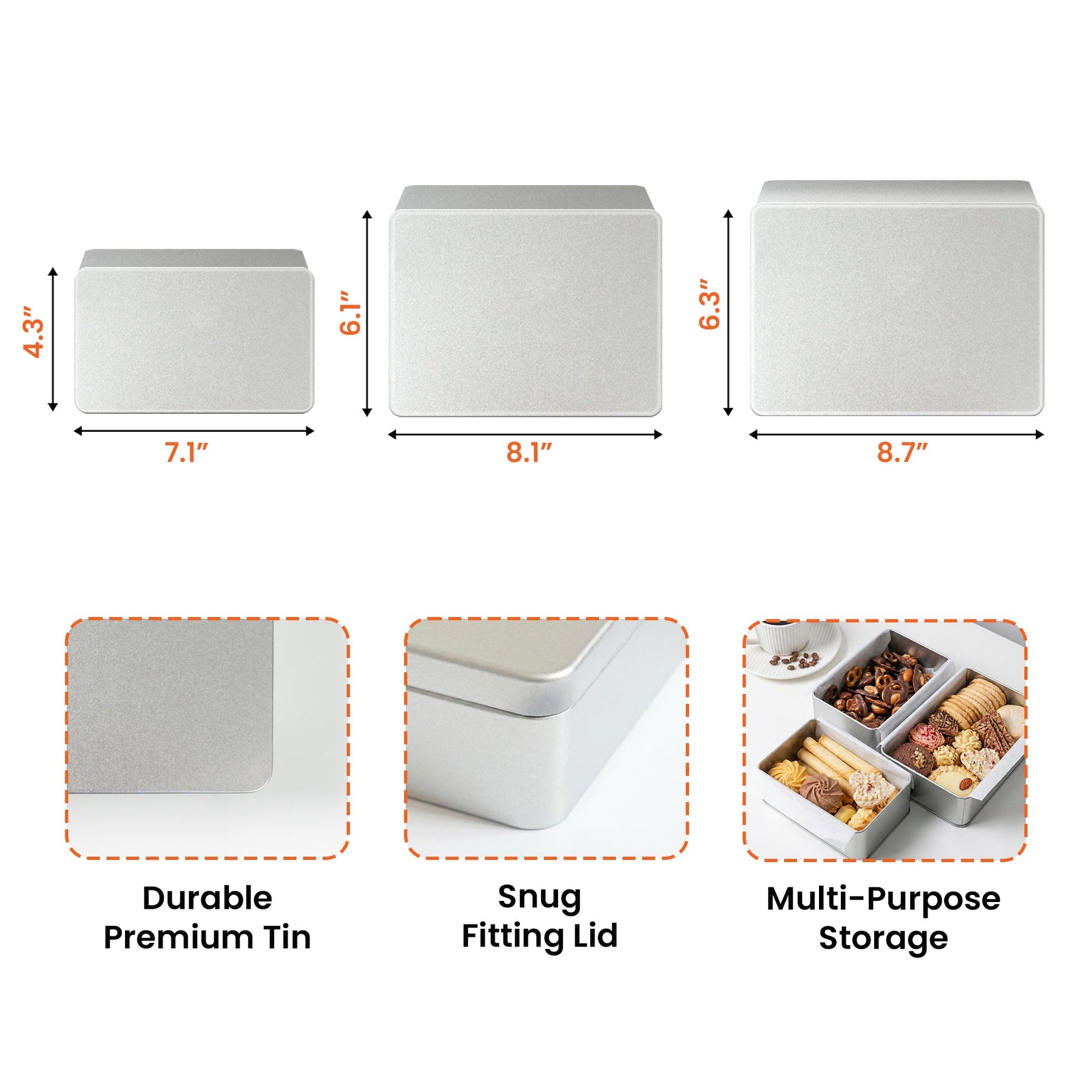 Gifts Ideas For Mum Dad Grandad Treats - Personalized Cookie Tin Box