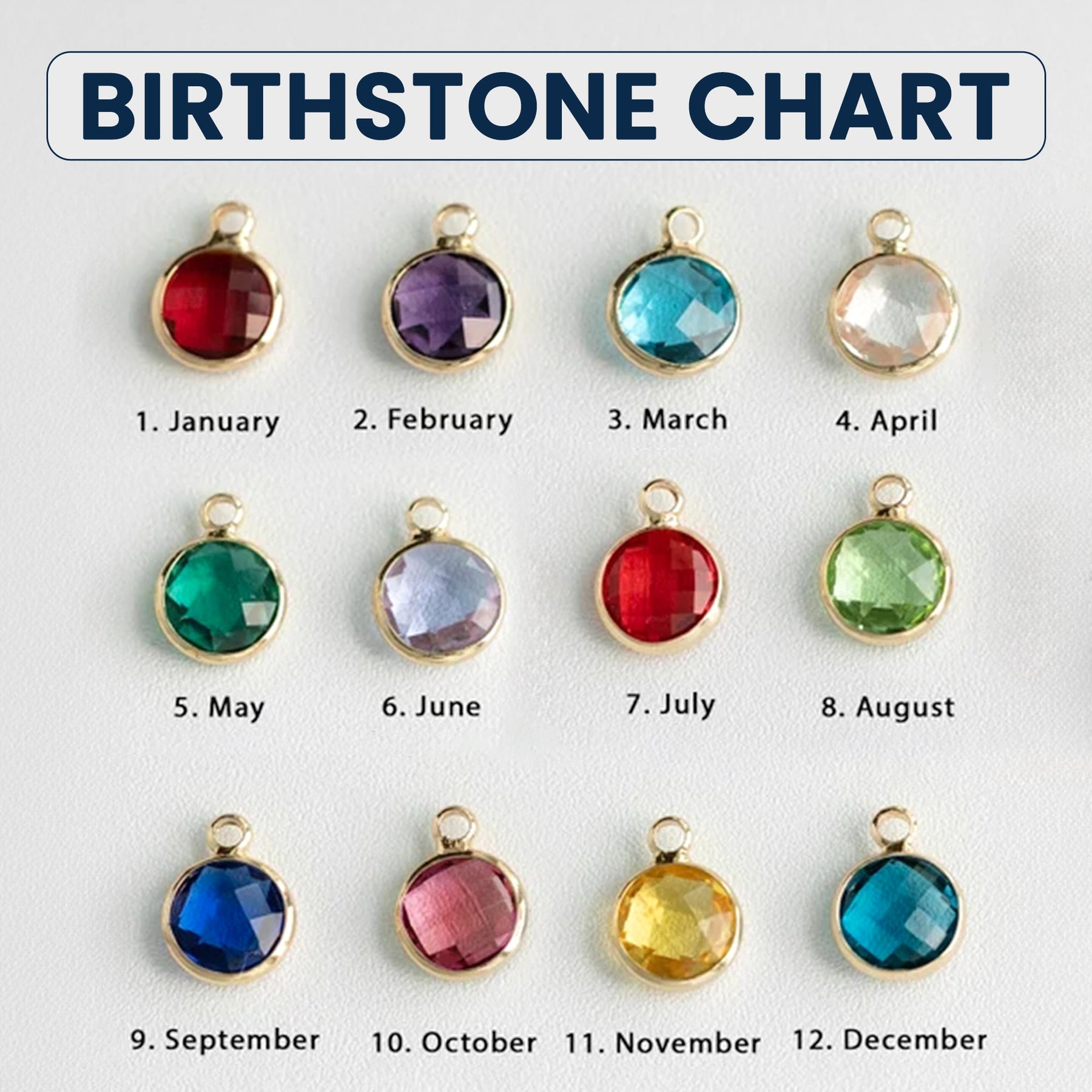 Memorial Necklace Always On My Mind - Personalized Birthstone Memorial Necklace