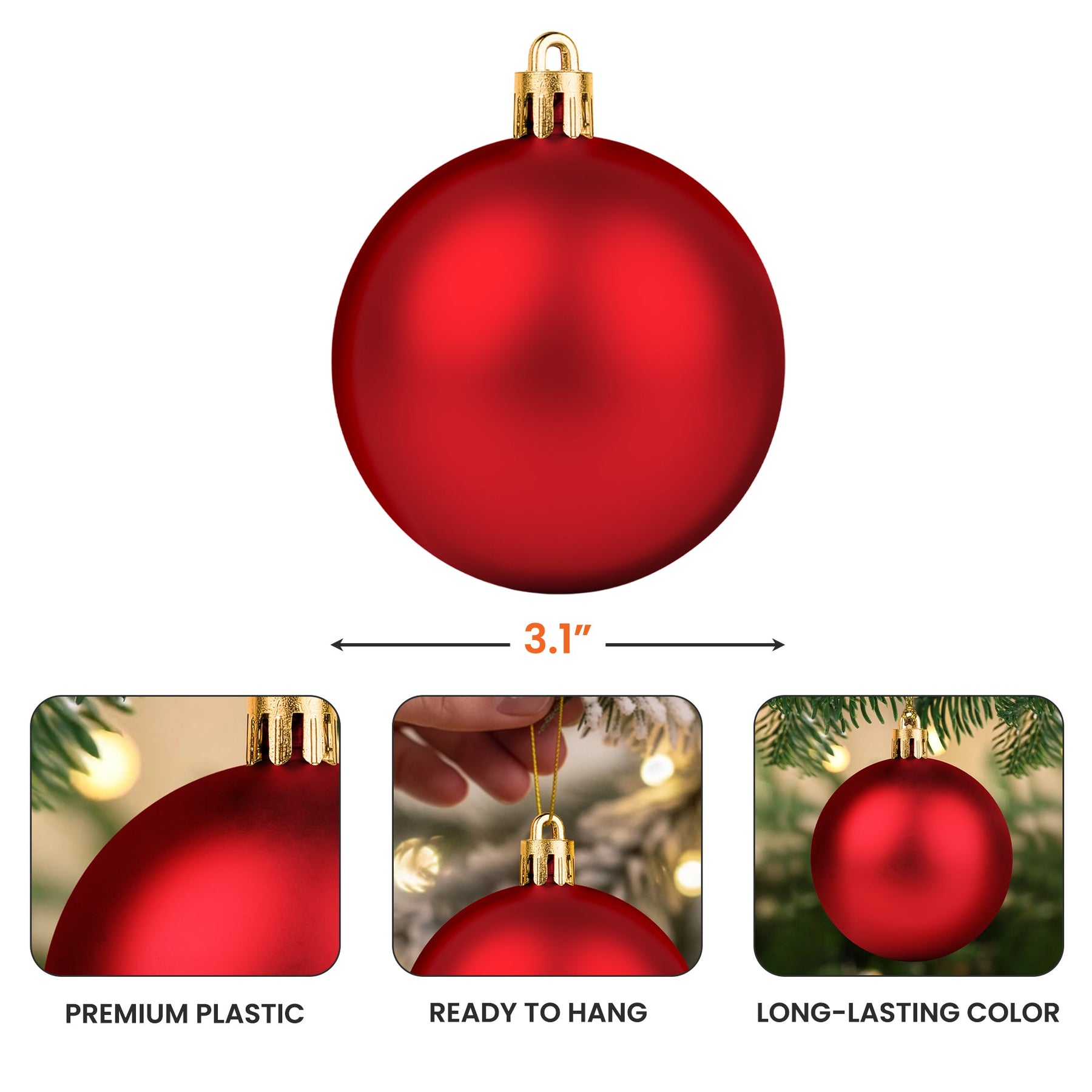 Christmas Thank You Friendship Gifts For Bestie, Friend, Sister - Personalized Ball Ornament