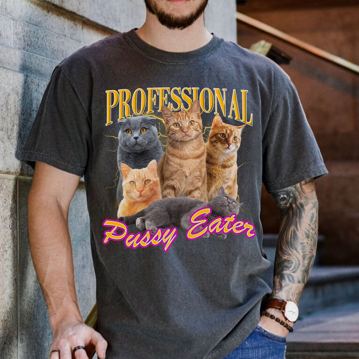 Professional Pussy Eater - Funny Troll Comfort Tee For Him - Personalized Shirt