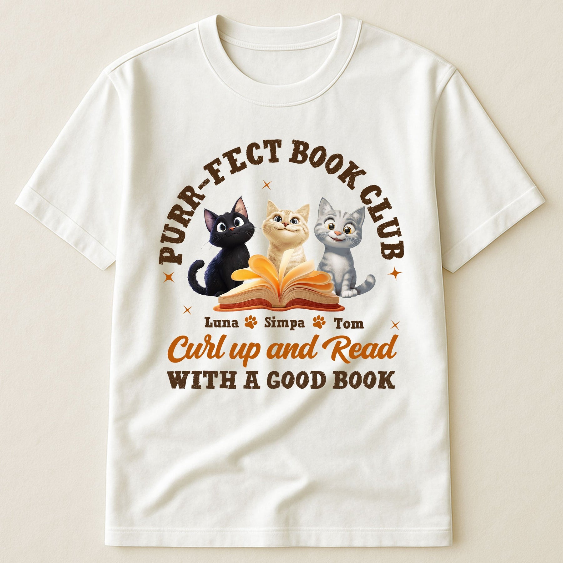 Purr-Fect Book Club - Personalized Shirt
