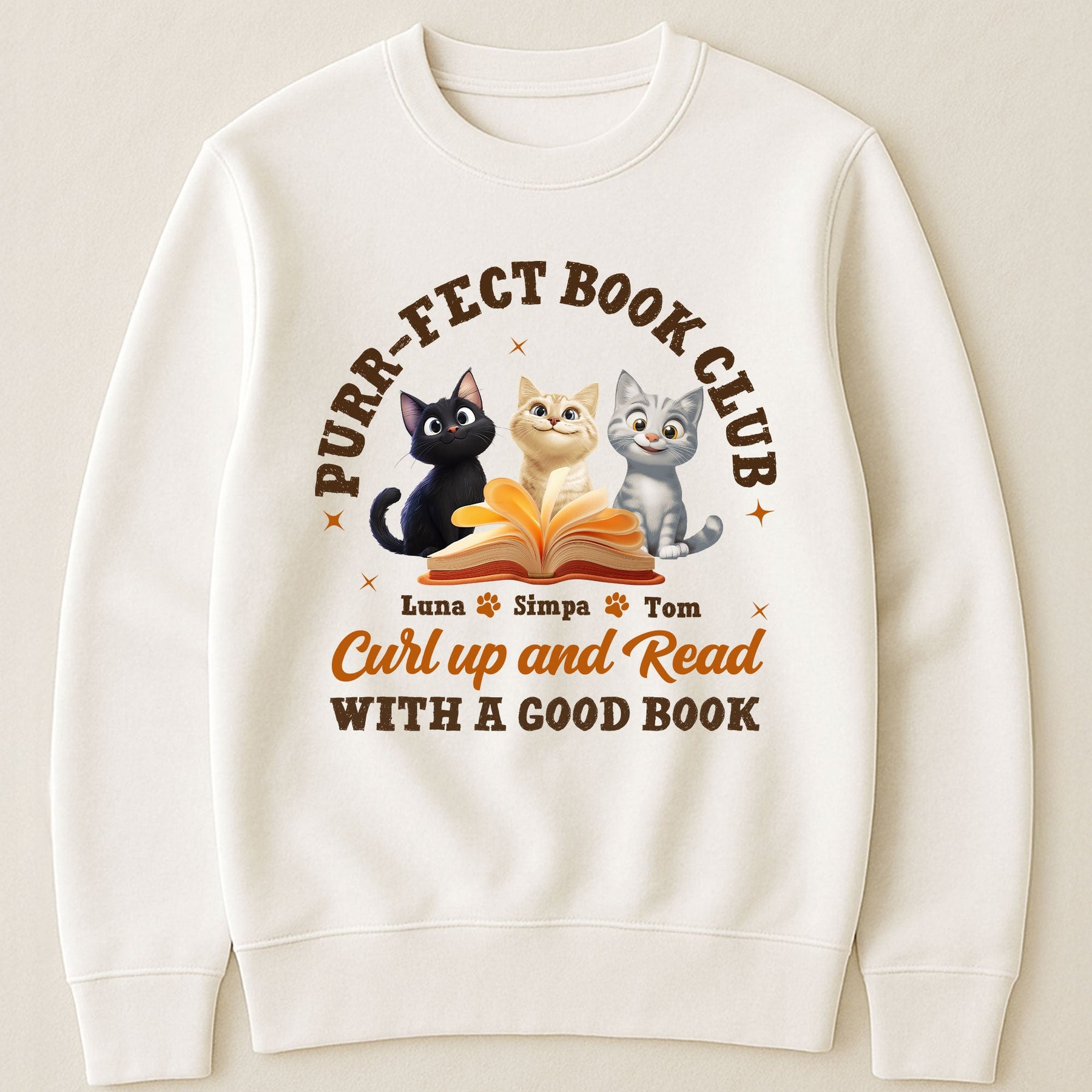 Purr-Fect Book Club - Personalized Shirt