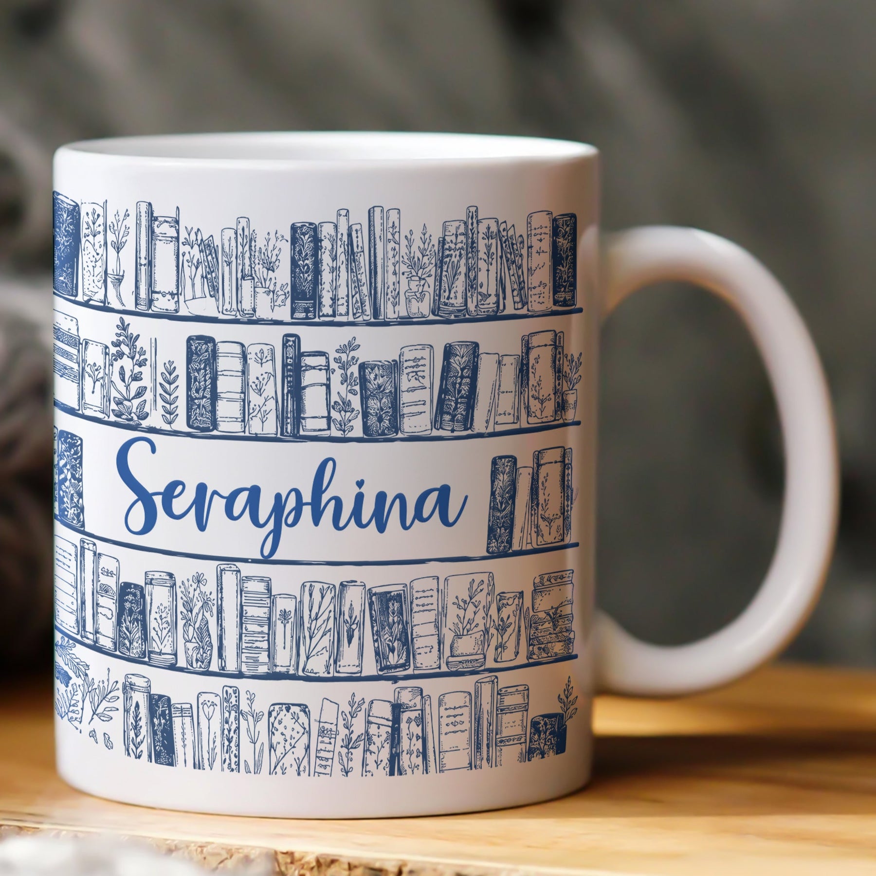 Reading Mug For Bookworm, Book Lover - Personalized Mug