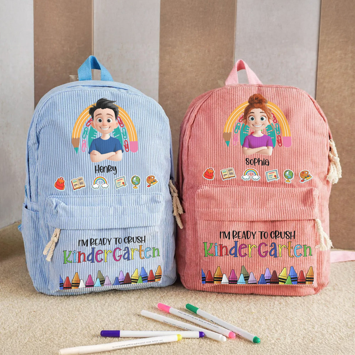 Ready To Crush School - Personalized Backpack