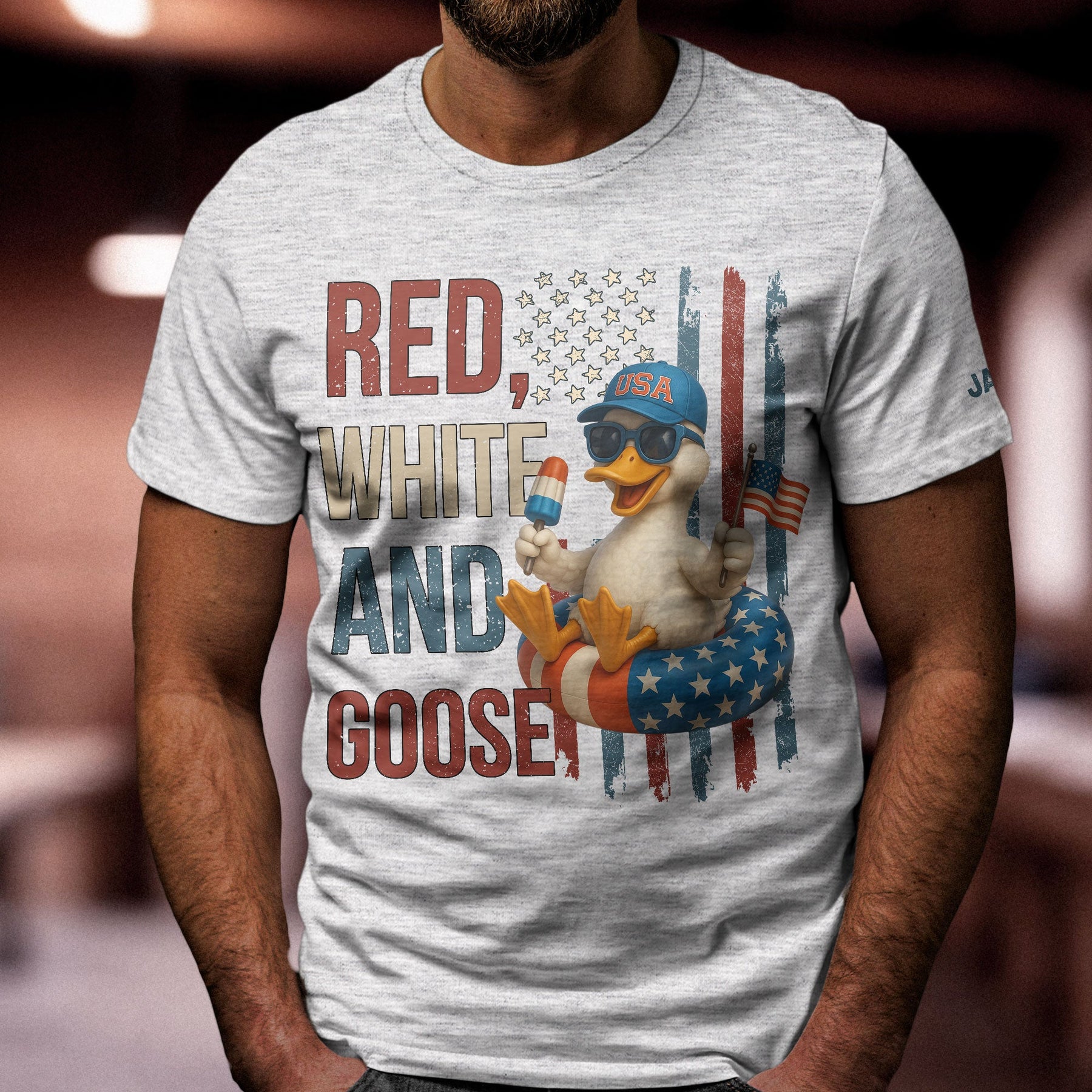 Red White And Animal Patriotic - Personalized Shirt