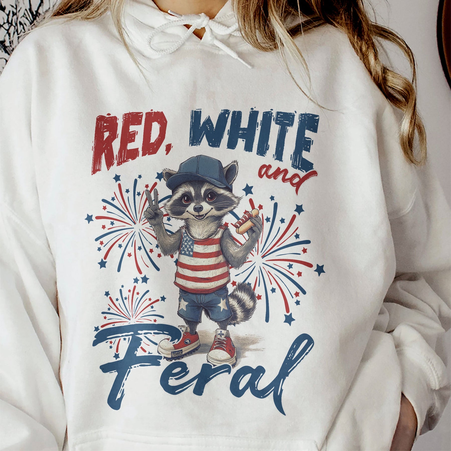 Red White And Feral/Bruh/Boujee/Goose 4th Of July - Personalized Shirt