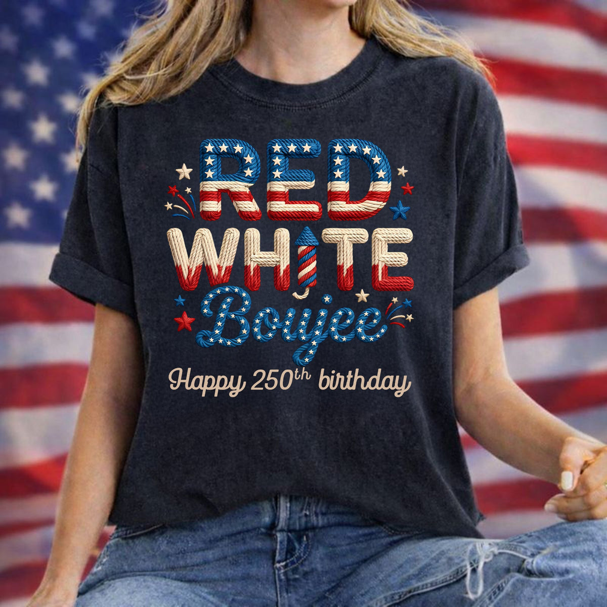 Red White & Boujee - Personalized Shirt