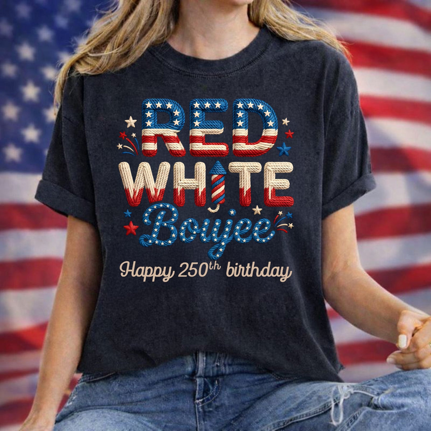 Red White & Boujee - Personalized Shirt