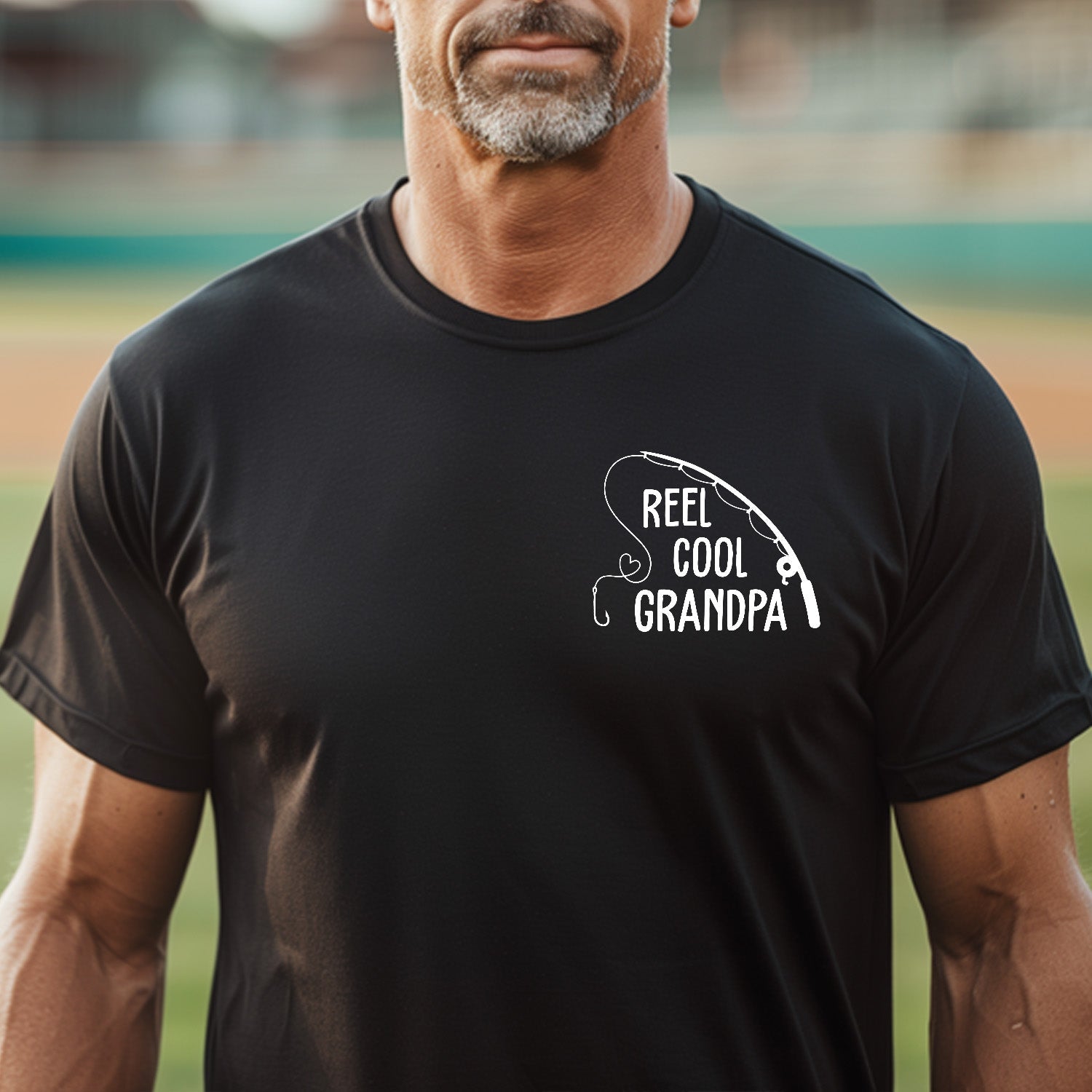 Reel Cool Grandpa - Personalized Shirt - Gift For Grandpa