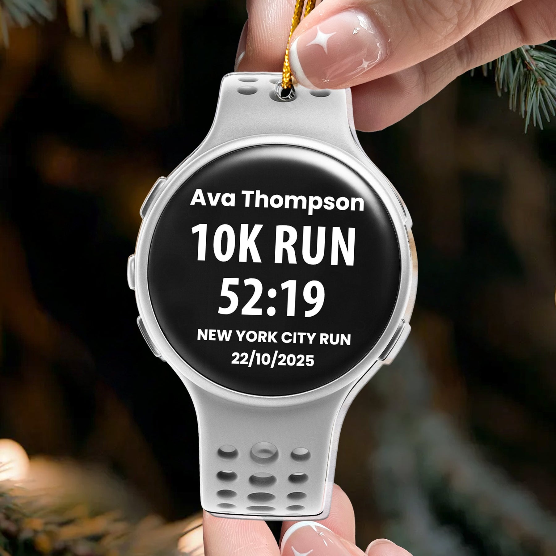 Running Watch - Personalized Acrylic Ornament
